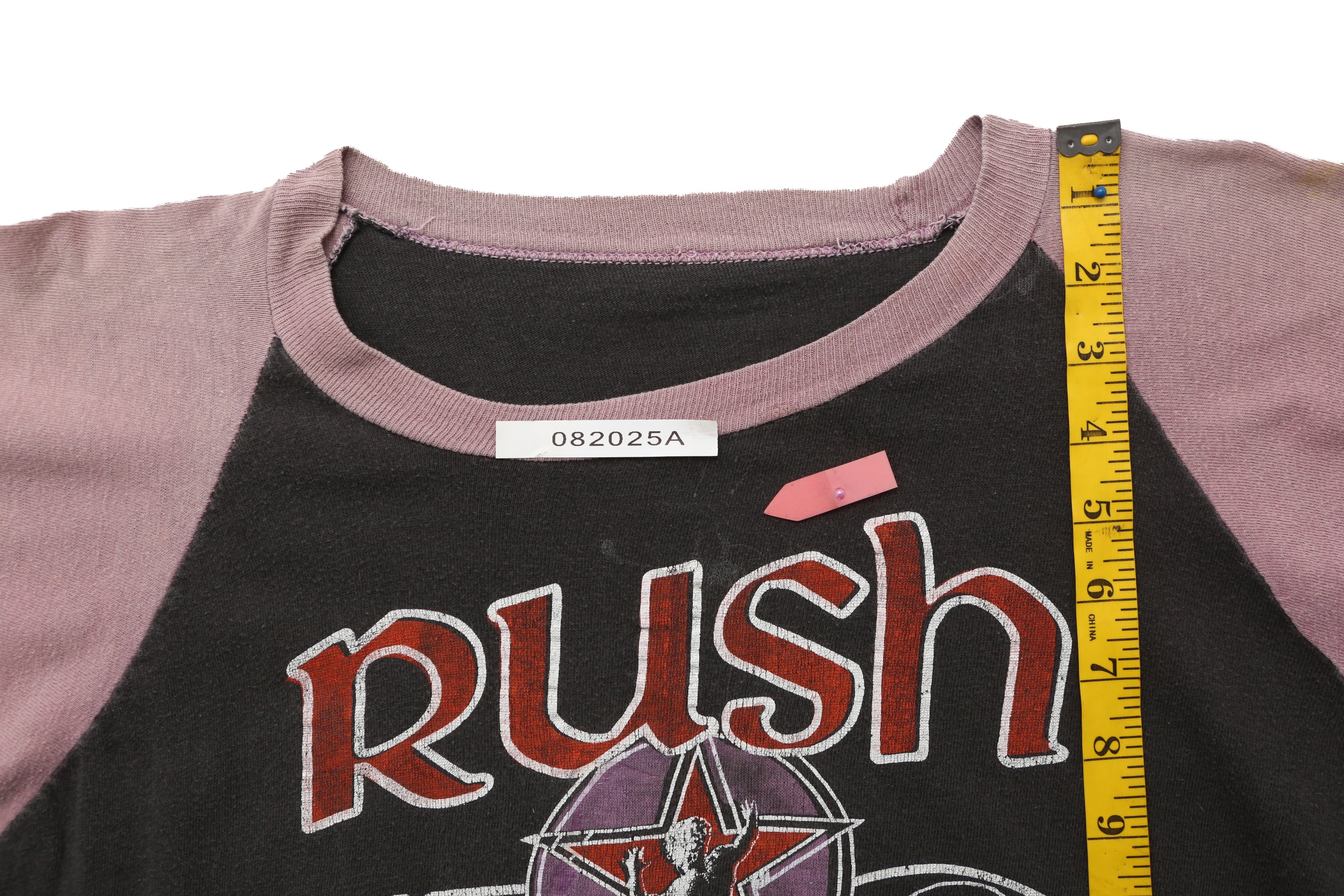 1982 Vintage Rush "Signals Tour" Baseball Raglan t-shirt