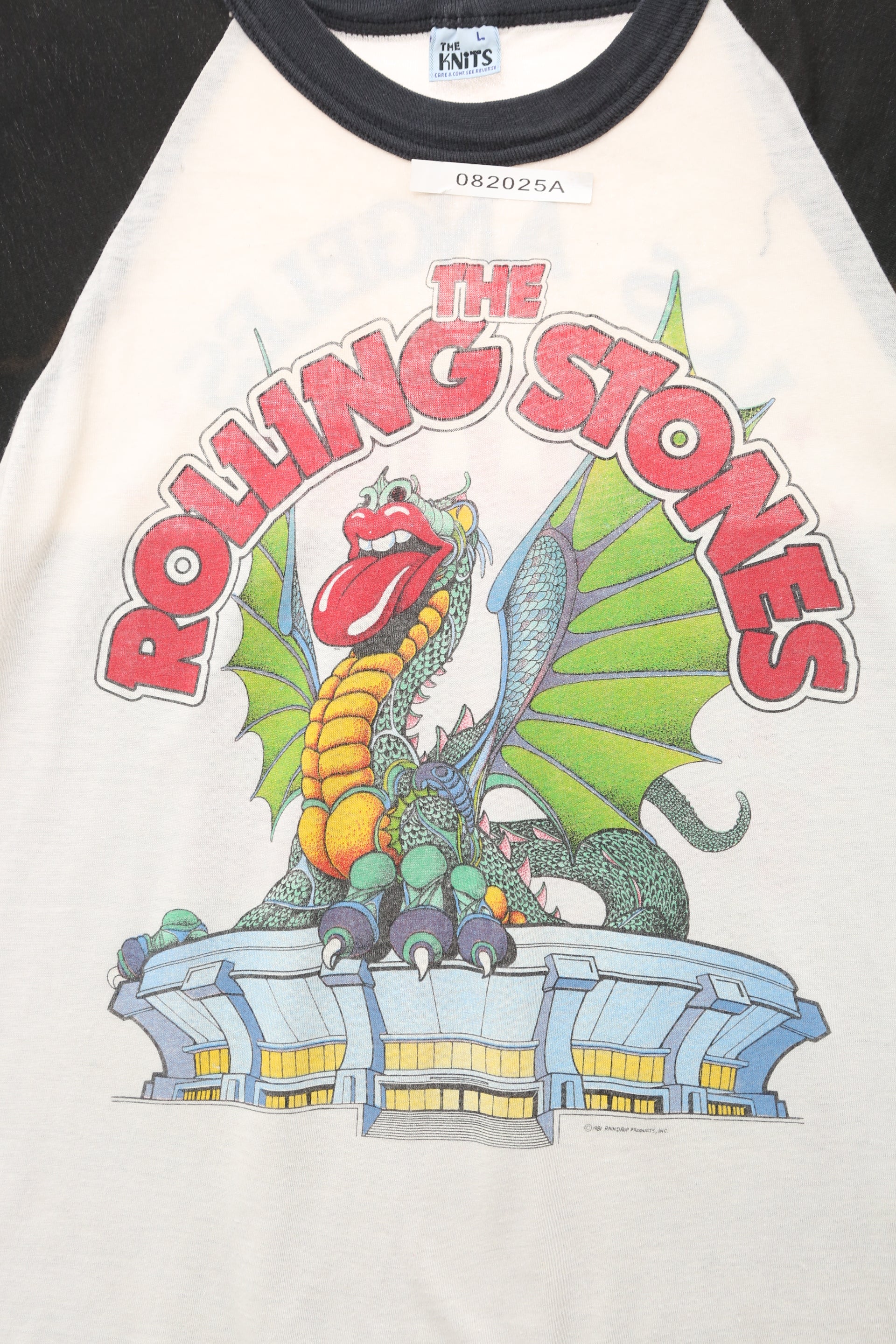 1981 Vintage The Rolling Stones Los Angeles Coliseum Concert Shirt