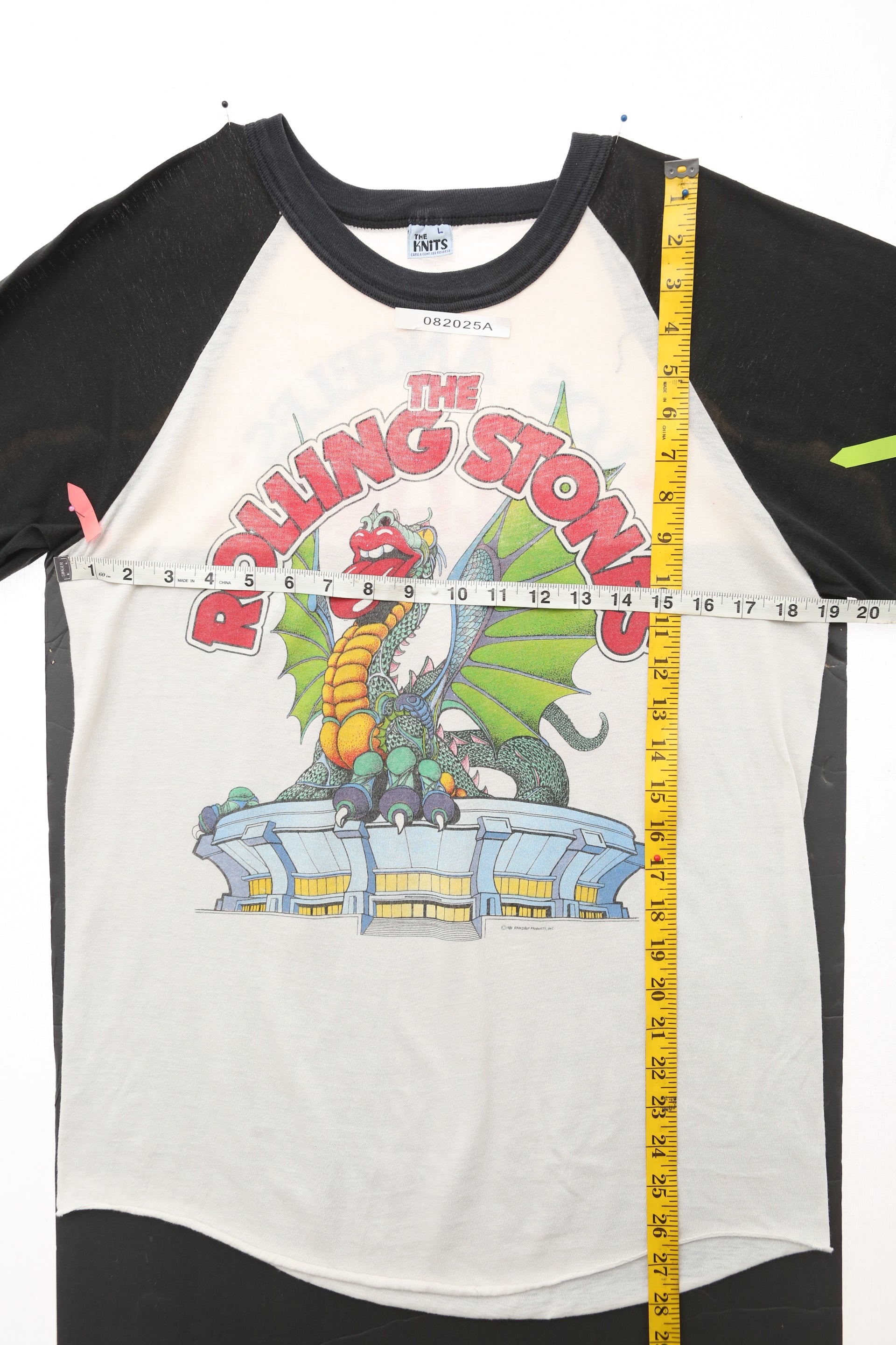 1981 Vintage The Rolling Stones Los Angeles Coliseum Concert Shirt