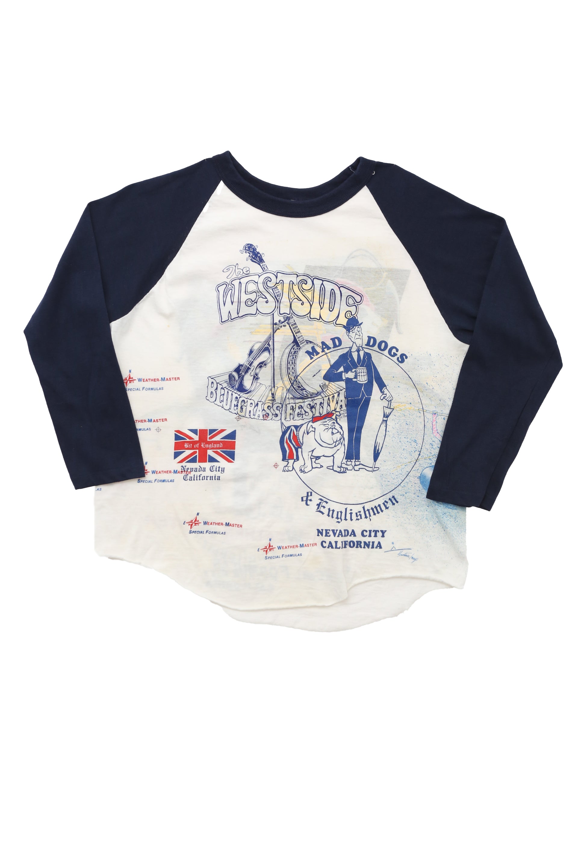 1980 Vintage Mad Dogs & Englishmen Raglan tee