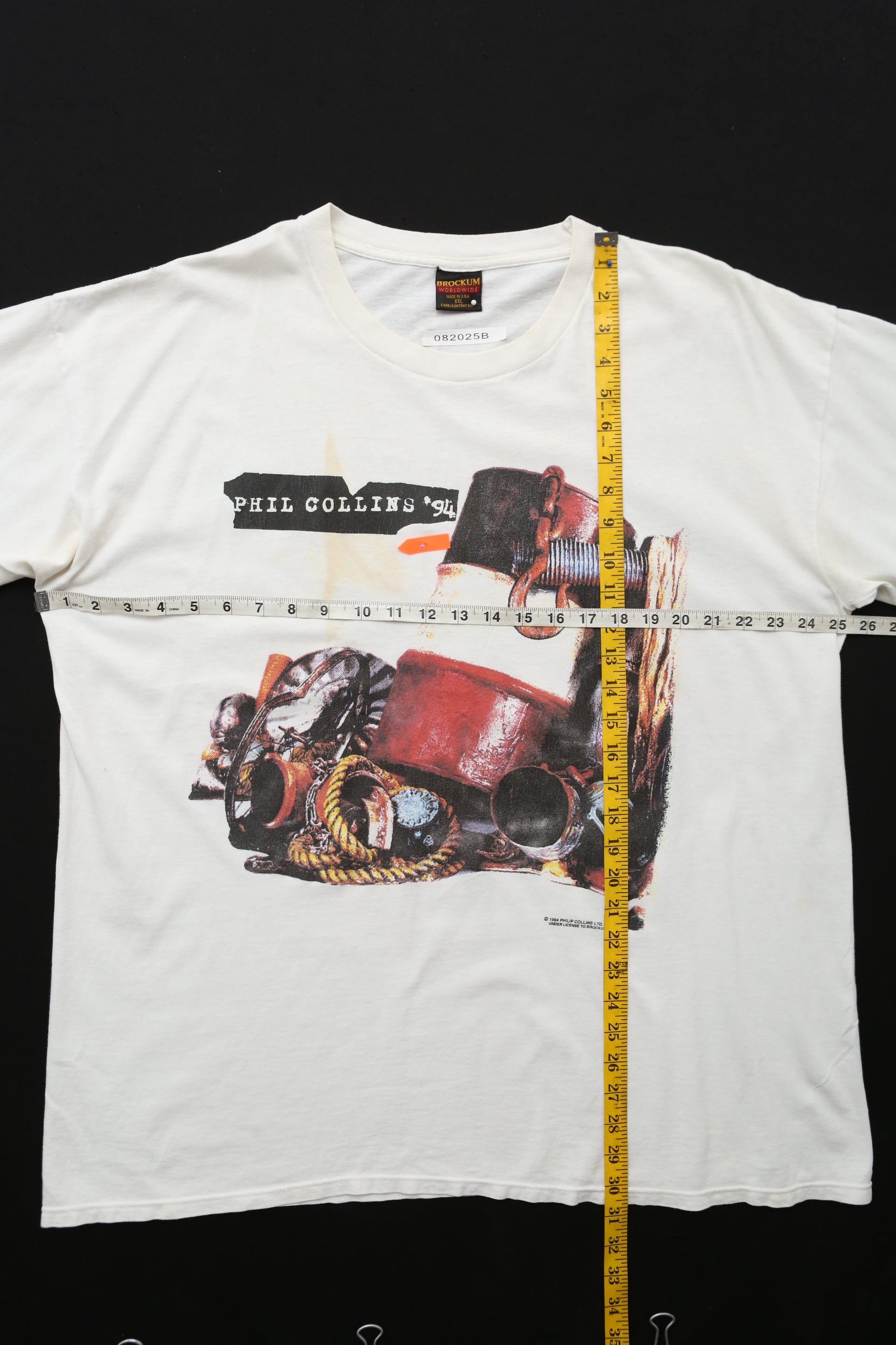 1994 Vintage Phil Collins "Both Sides" World Tour tee