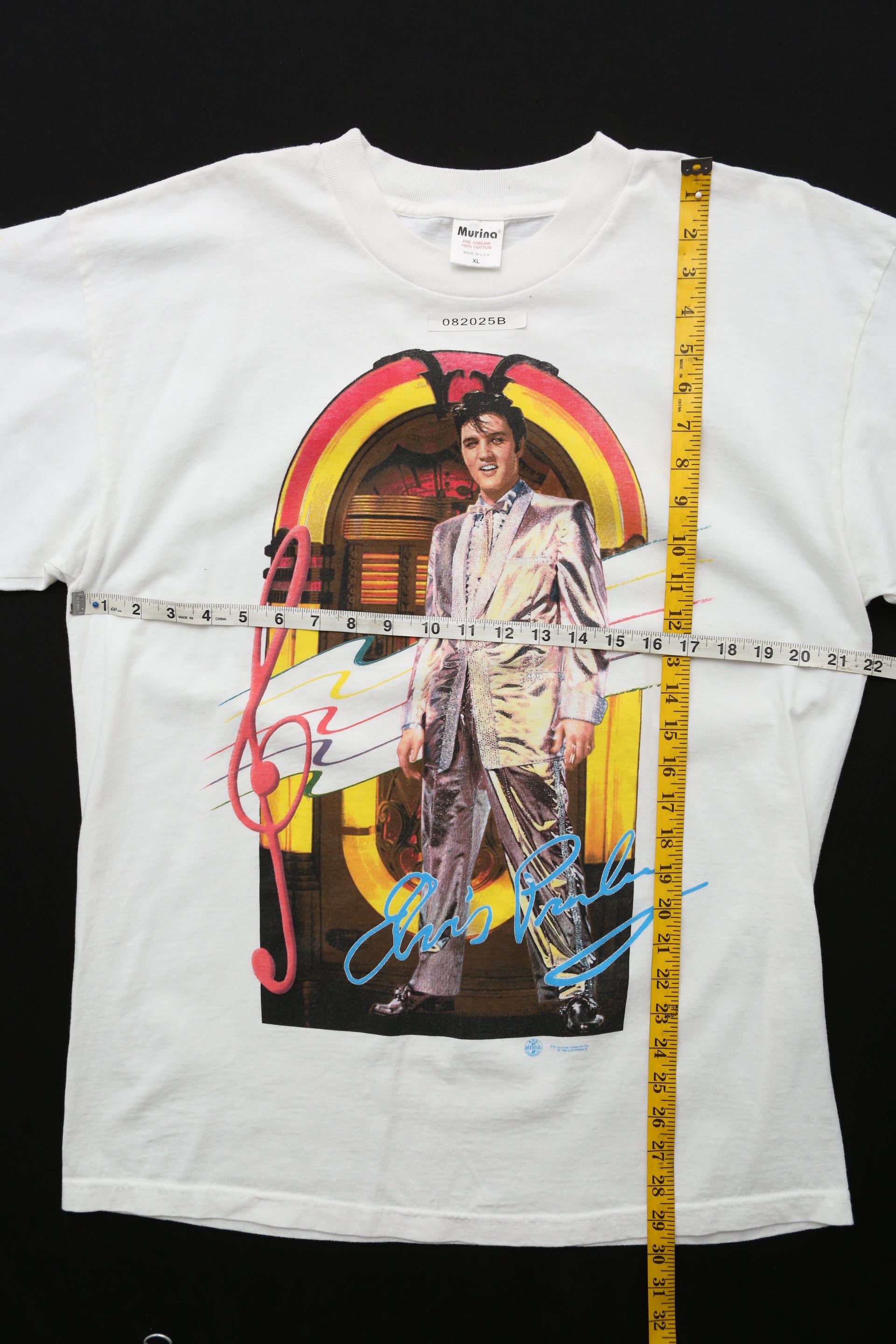 1996 Vintage Elvis Presley Jukebox graphic tee
