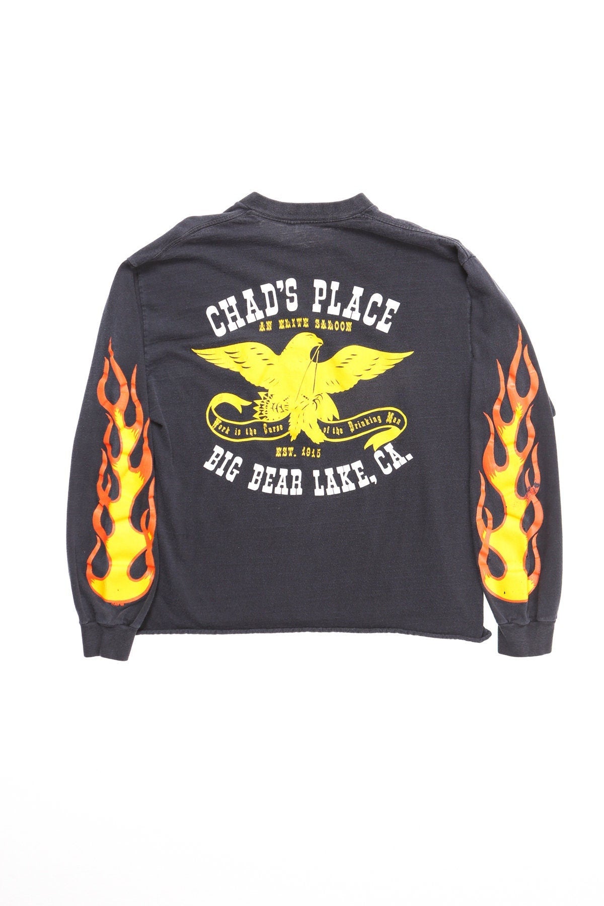Vintage Biker "Chad's Place" Long Sleeve Shirt