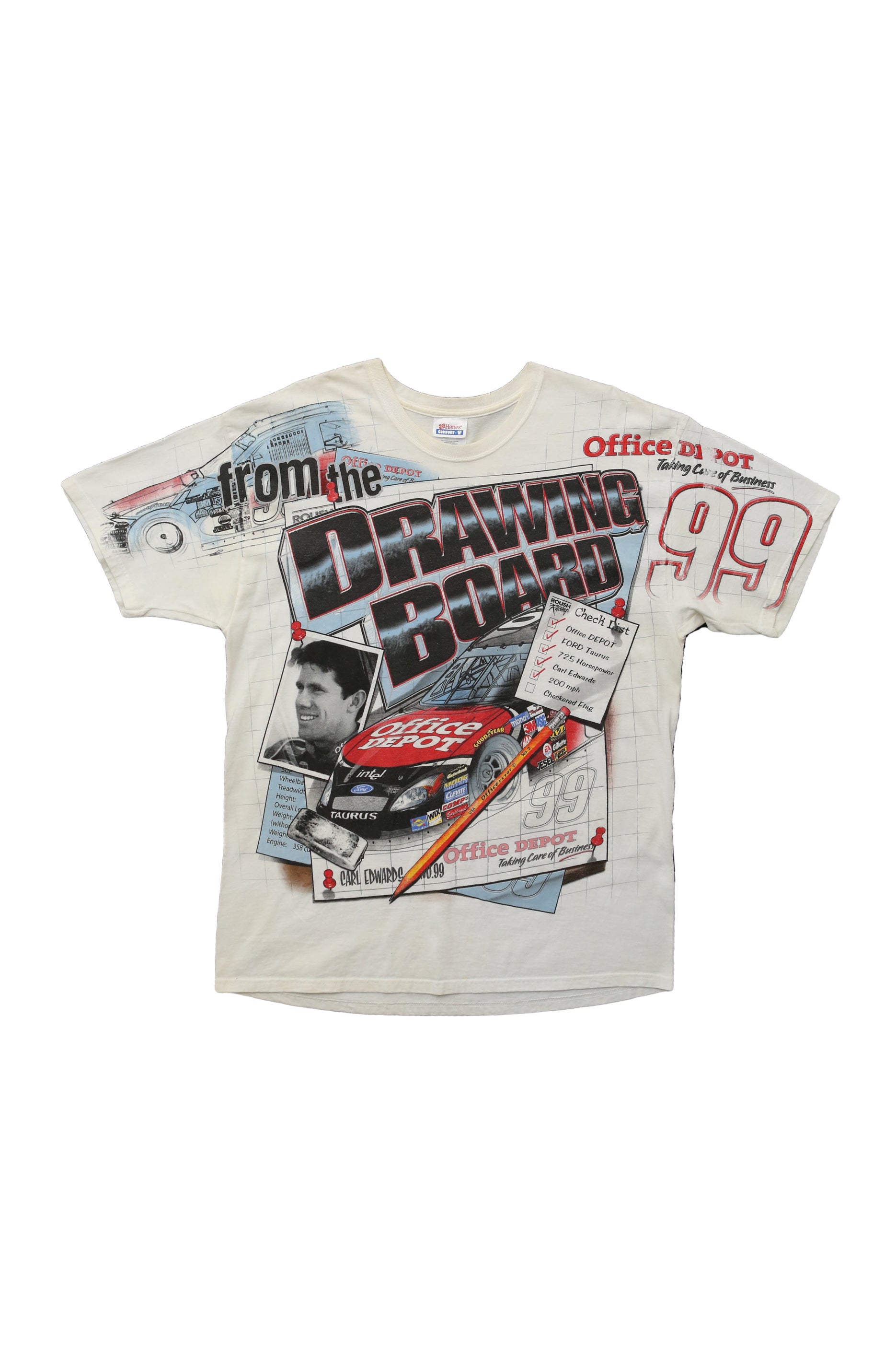 Vintage Nascar Carl Edwards Racing T-Shirt