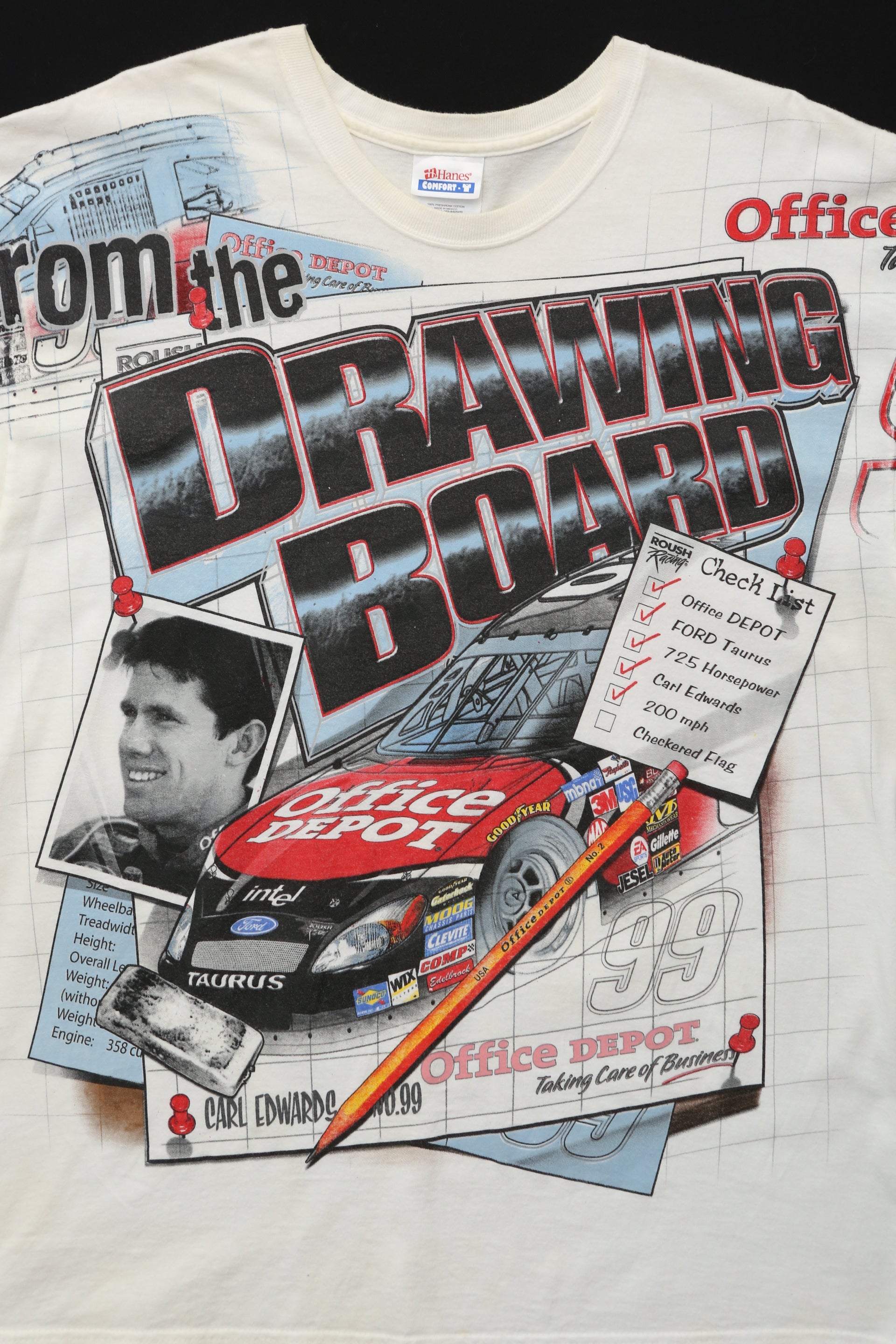 Vintage Nascar Carl Edwards Racing T-Shirt
