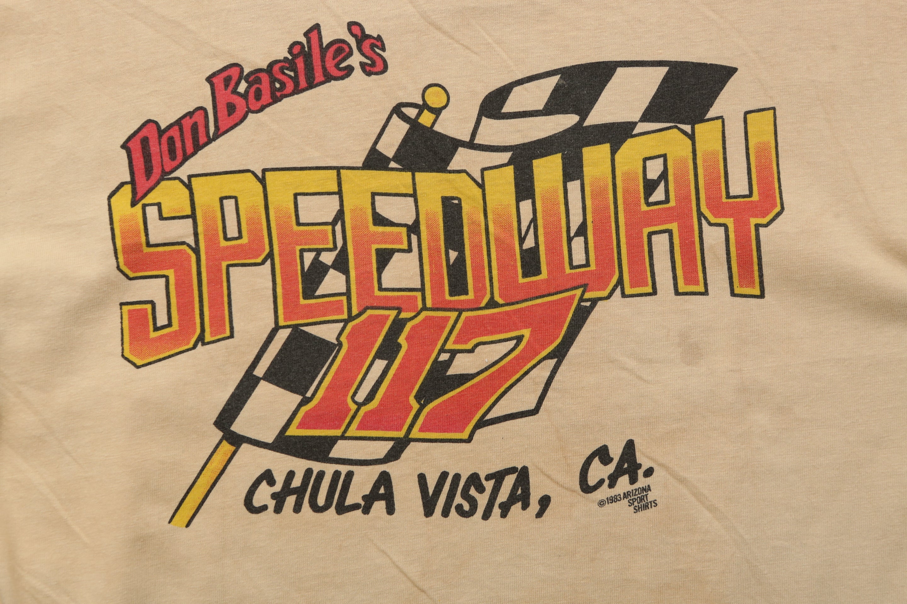 1981 Arizona Sport Racing Graphic T-shirt