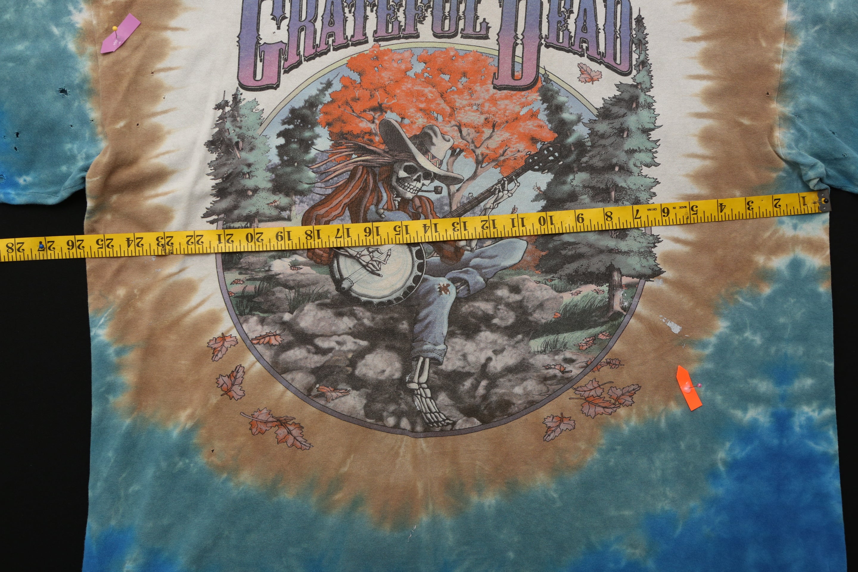 1994 Grateful Dead Fall Tour REPRINT(2000) Tie Dye T-Shirt