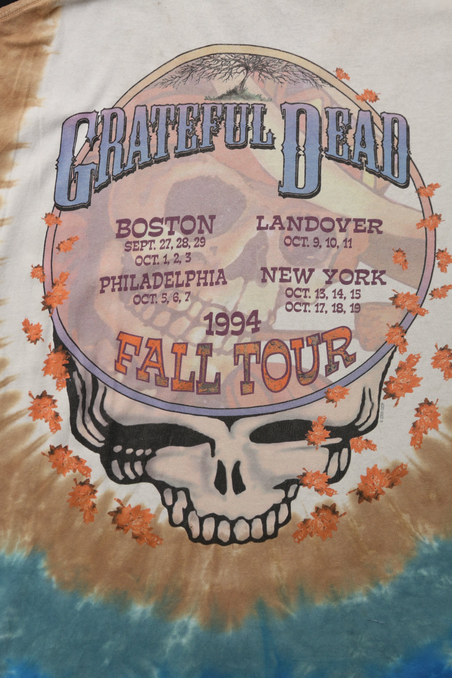 1994 Grateful Dead Fall Tour REPRINT(2000) Tie Dye T-Shirt