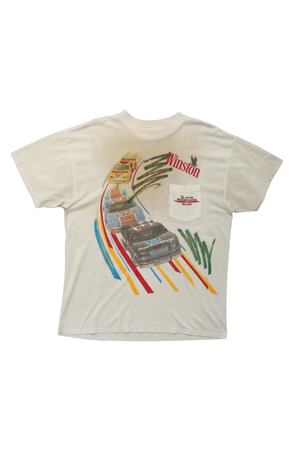 1992 Nascar Winston Cup Series Pocket T-Shirt