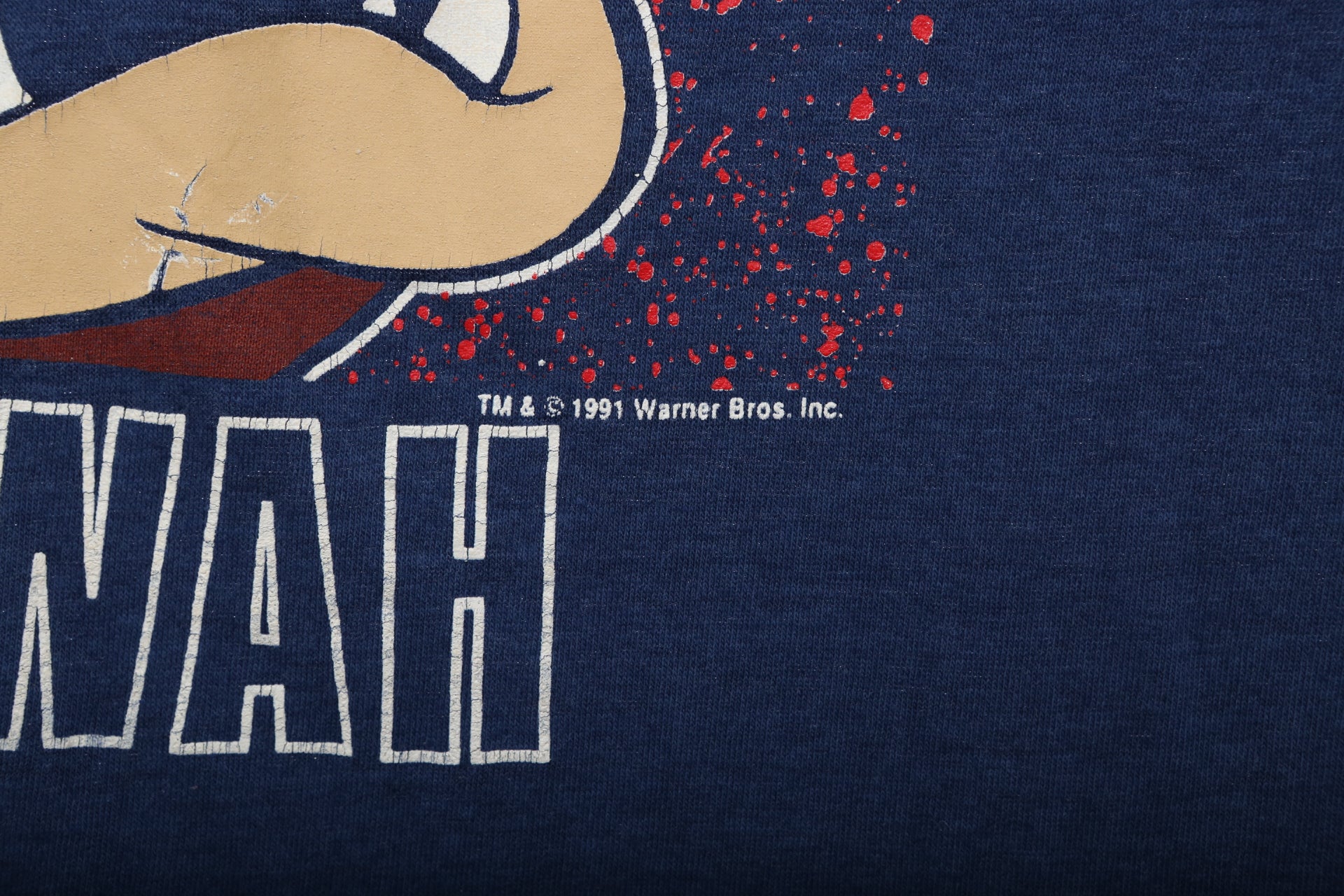 1991 Vintage Jostens Fort Ord Tasmanian Devil Graphic T-Shirt