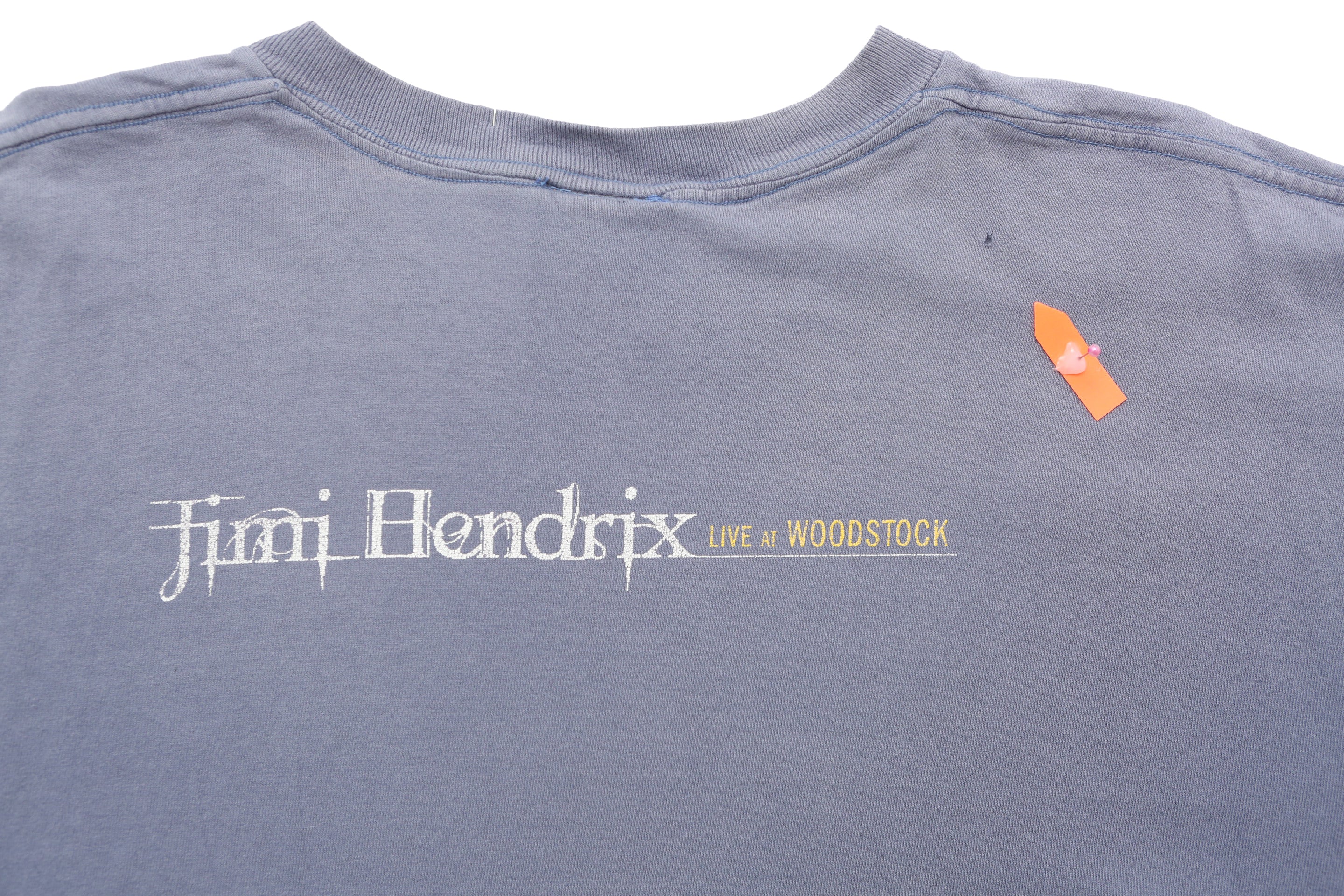 Y2K Jimi Hendrix "Live at Woodstock" Graphic T-shirt