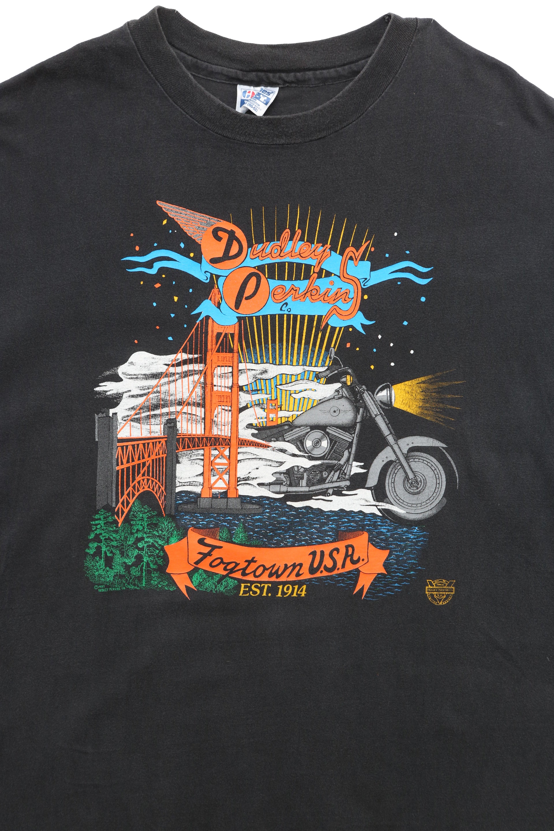 Harley Davidson Fogtown USA Graphic T-shirt