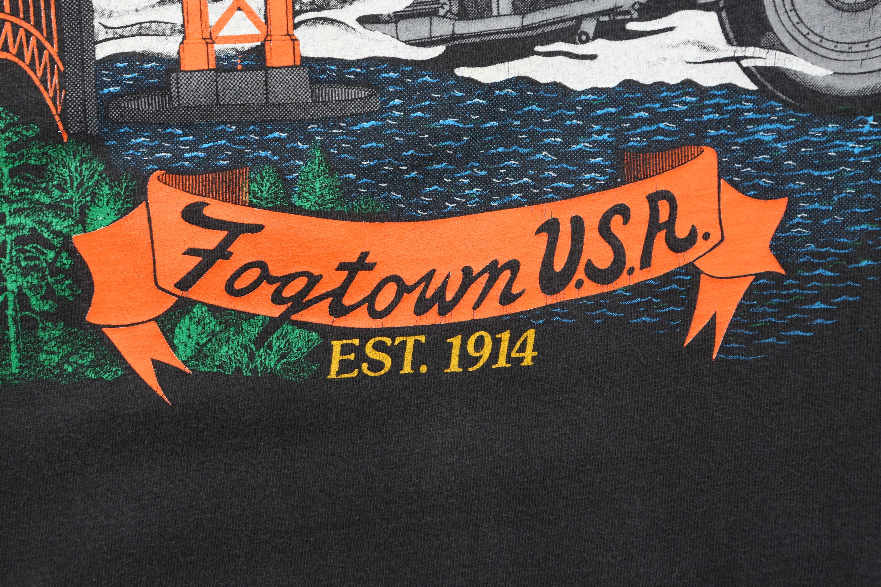 Harley Davidson Fogtown USA Graphic T-shirt