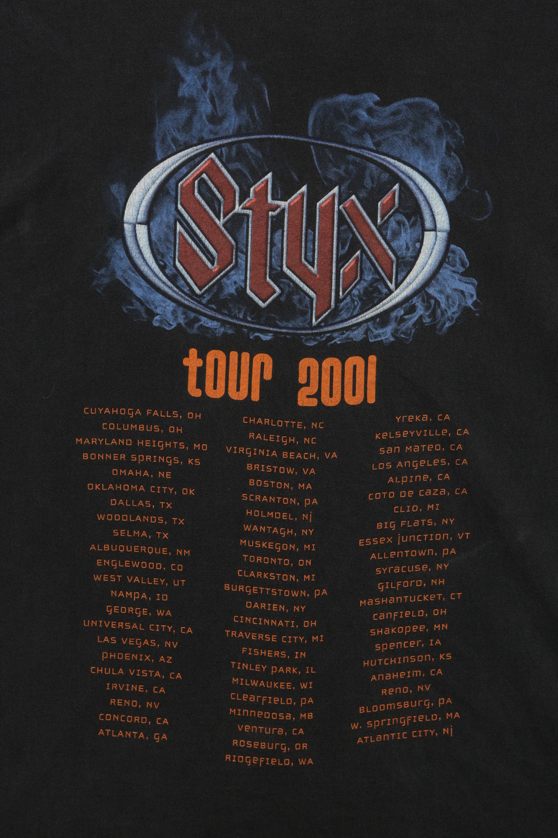 Y2K Styx Band Graphic T-shirt