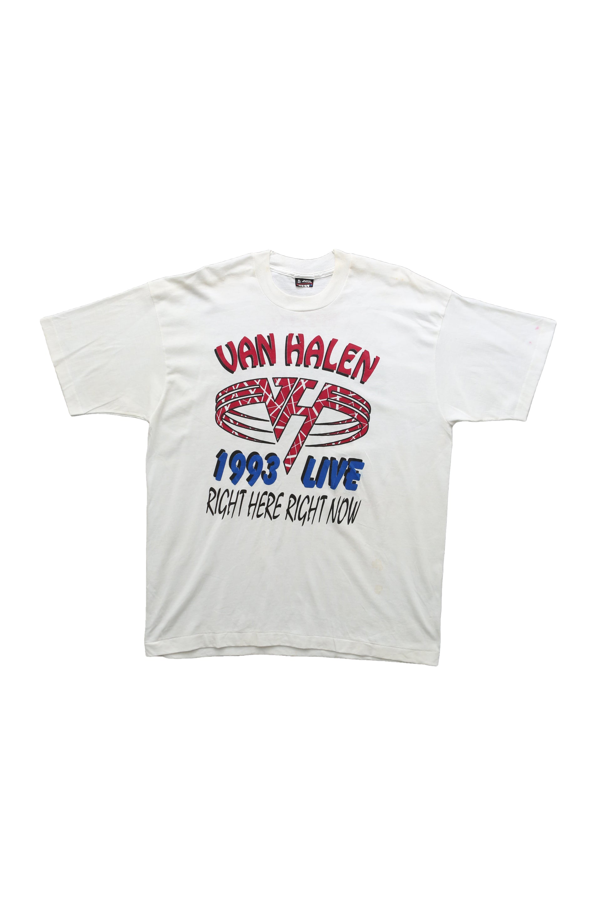 Van Halen Right Here Right Now Tour T-shirt