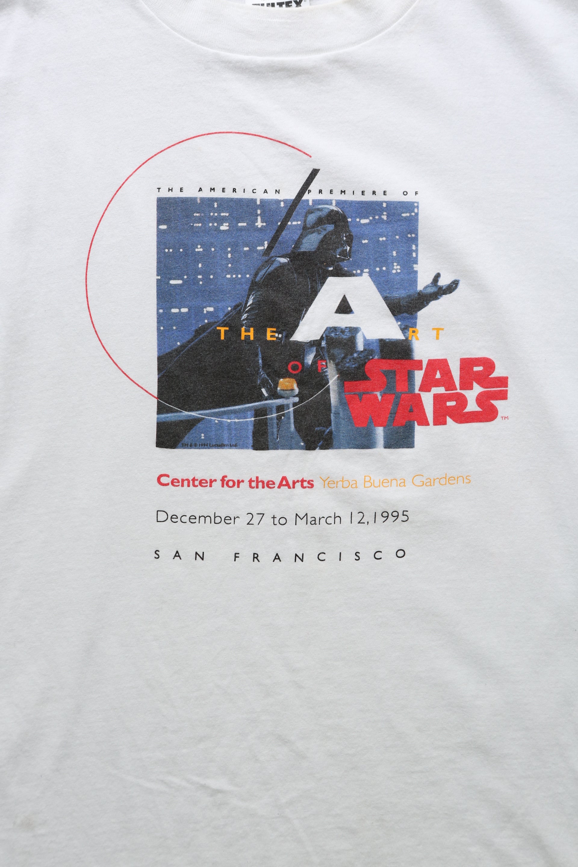 RARE White Star Wars "The Art of Star Wars" Graphic T-shirt