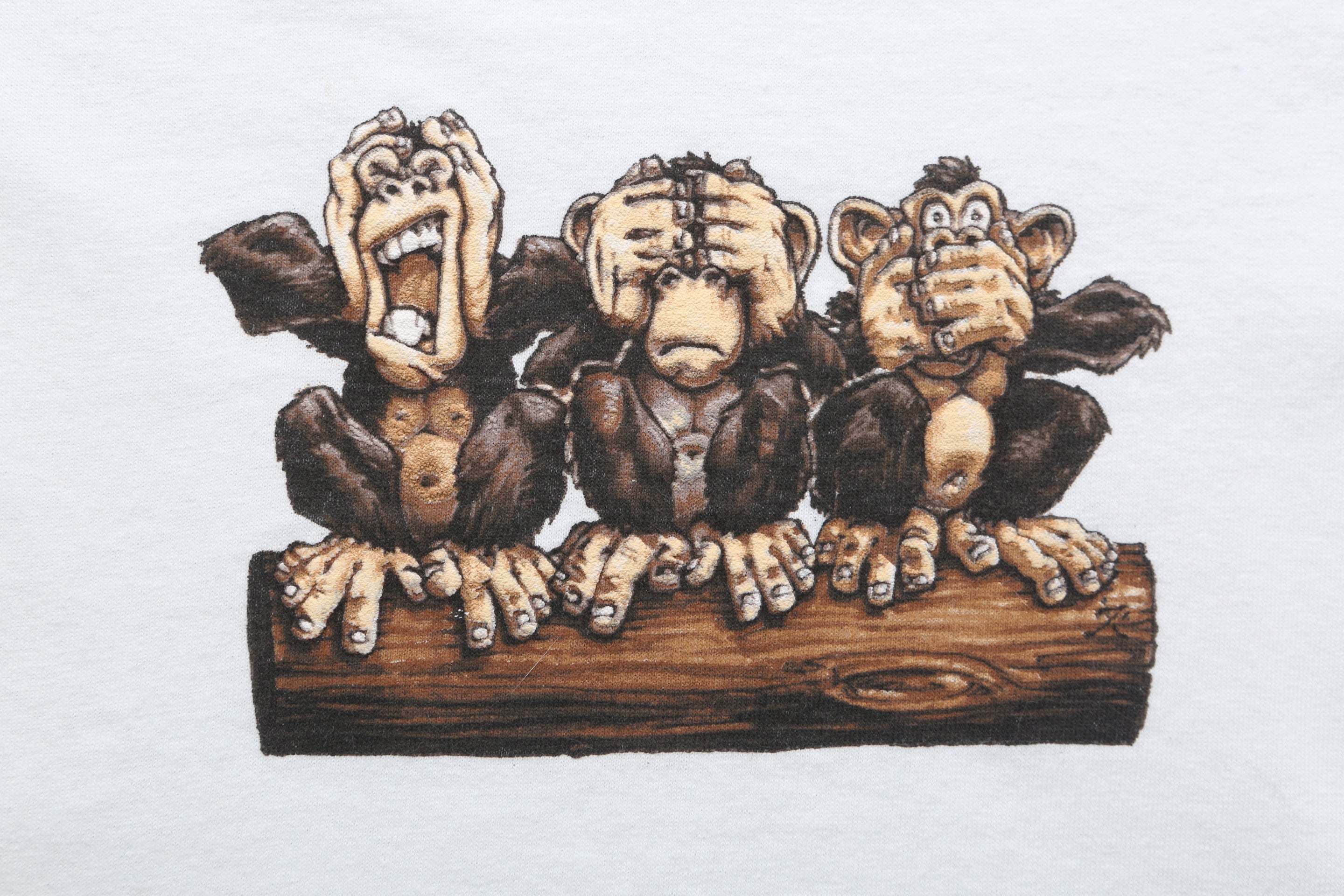 Hear No Evil Monkey Graphic T-shirt