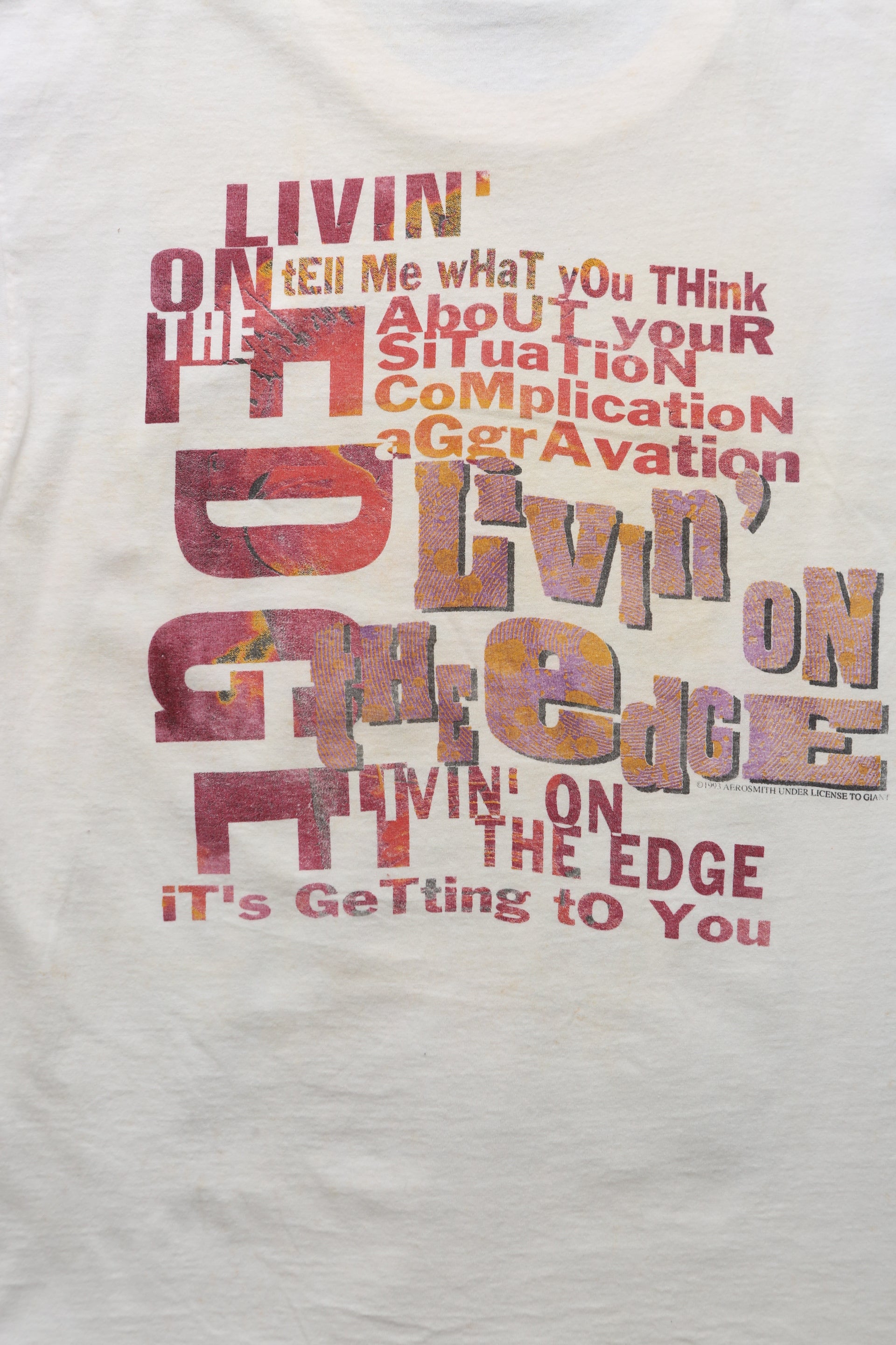 Aerosmith "Get a Grip" Concert T-shirt