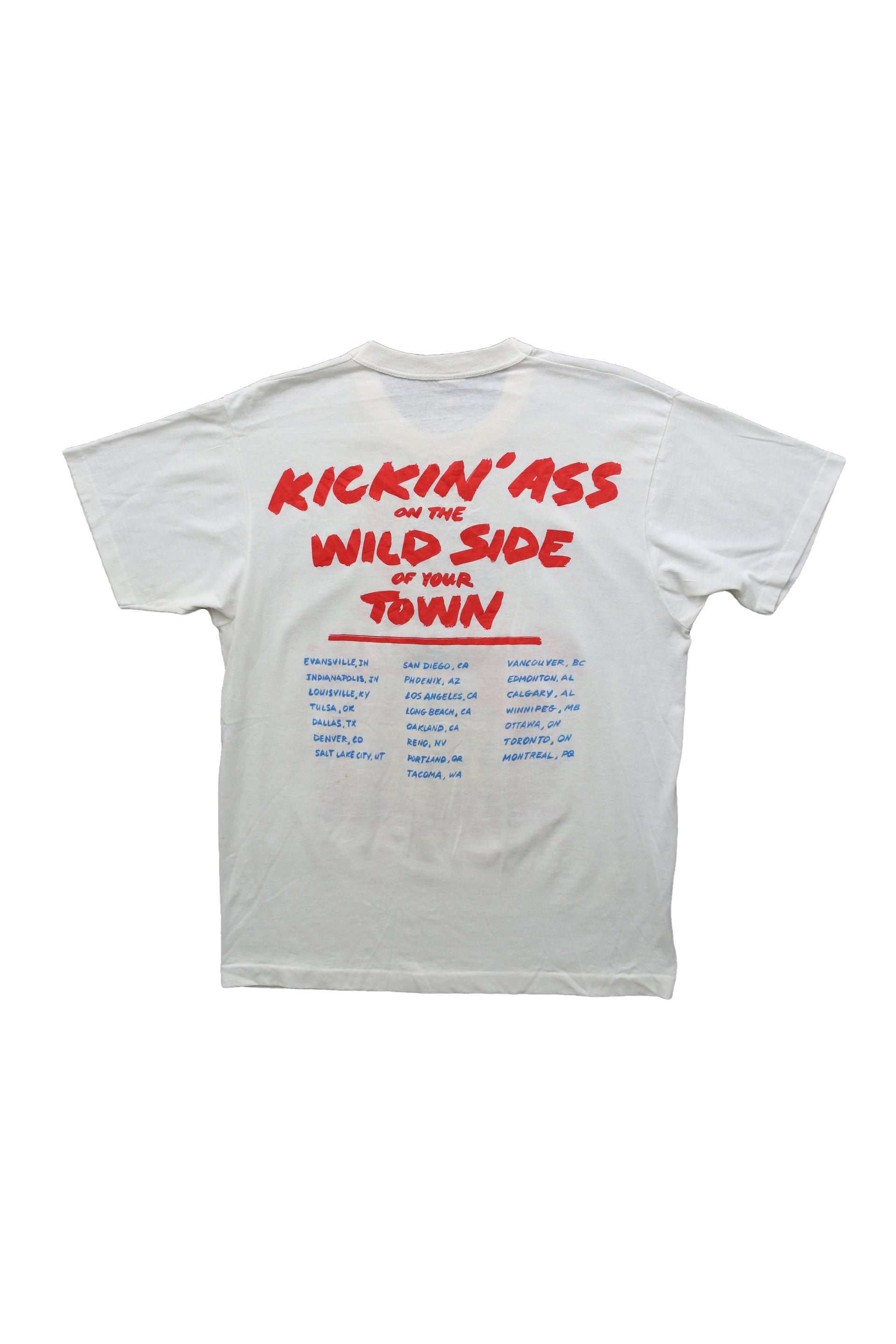 RARE Motley Crue Kickin' Ass Tour T-shirt