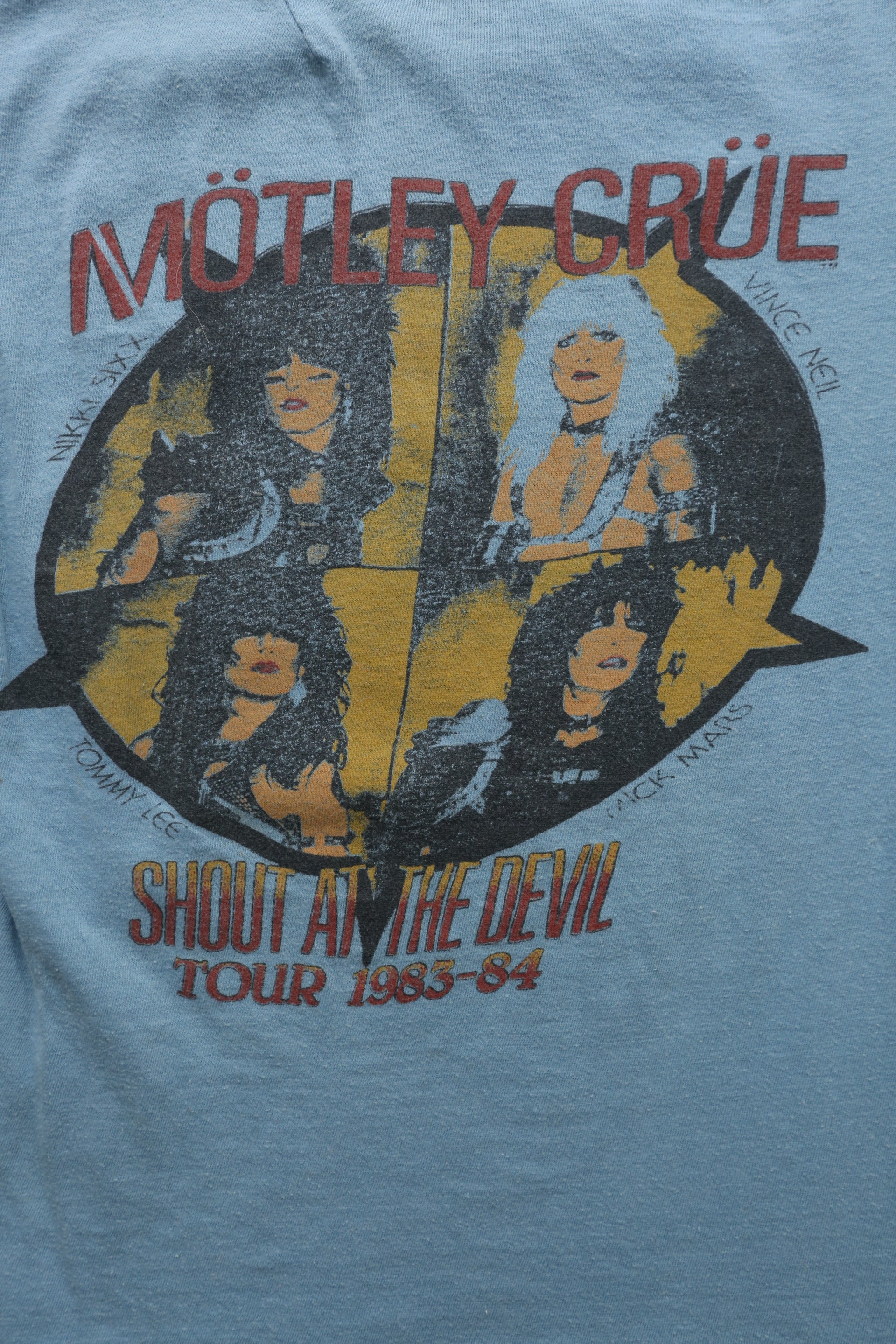 1984 Motley Crue Shout at the Devil T-shirt