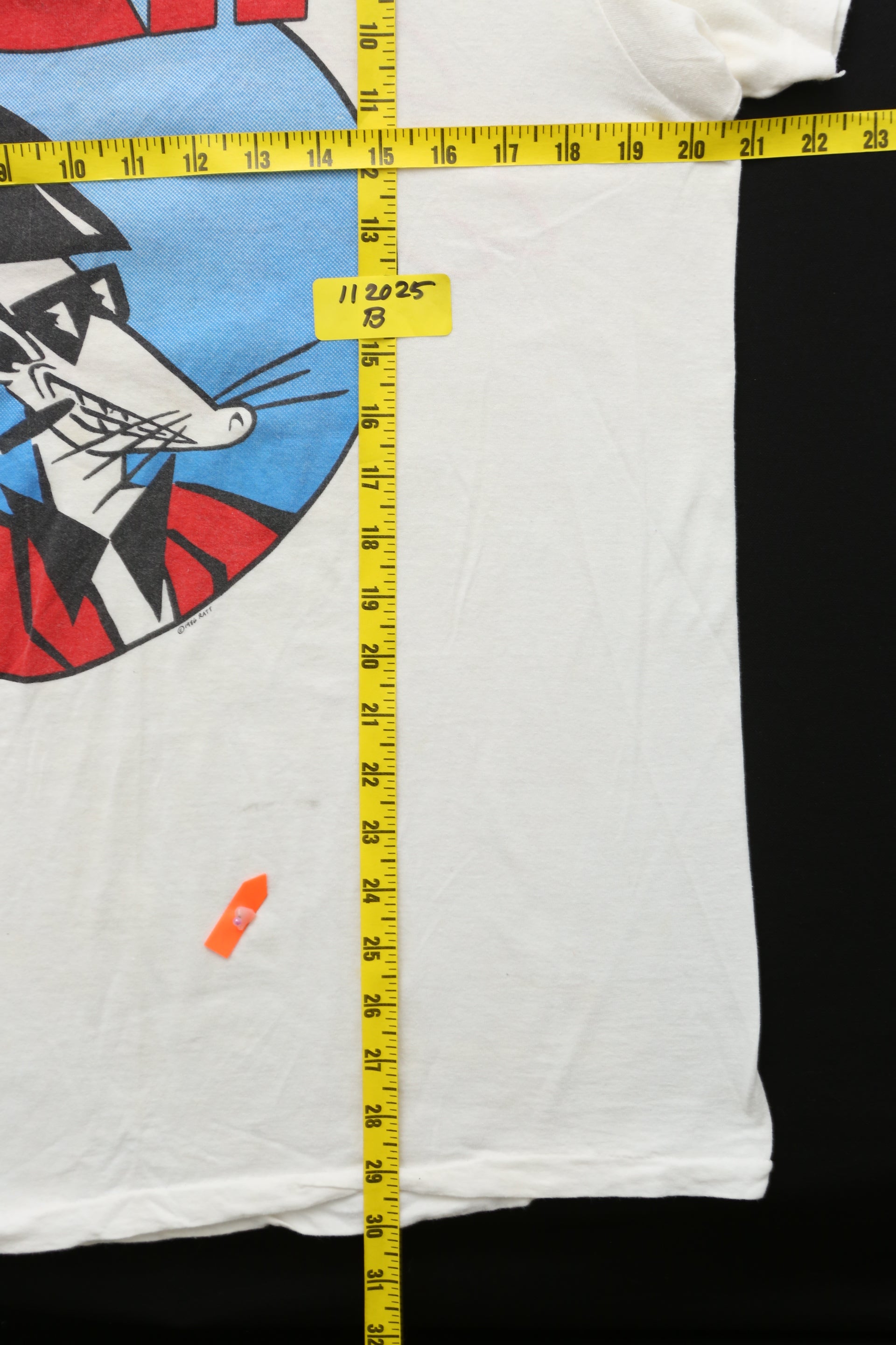 Vintage 1986 Ratt "Dancing Undercover" World Tour t-shirt