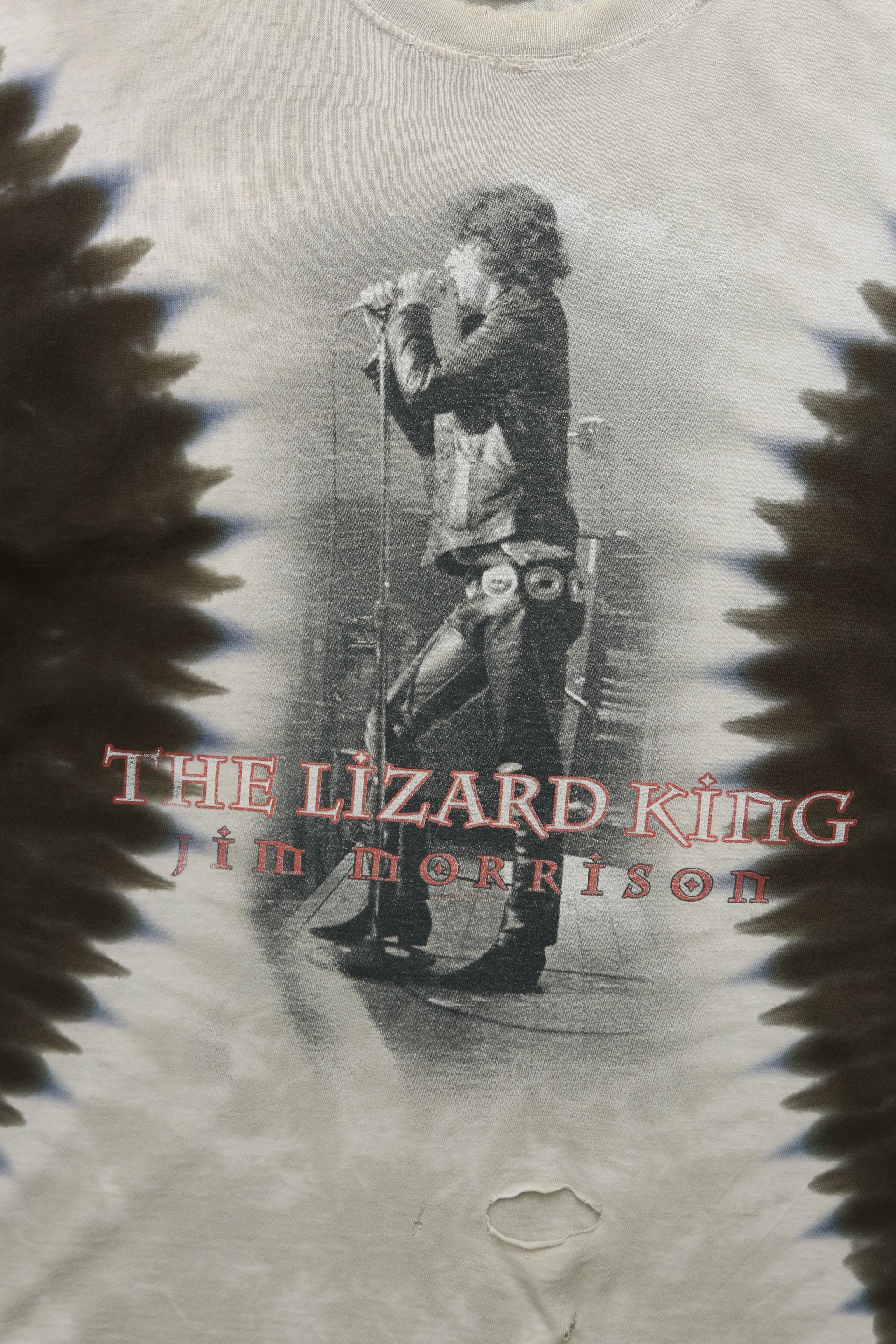 Liquid Blue Jim Morrison The Lizard King Tie Dye Shirt