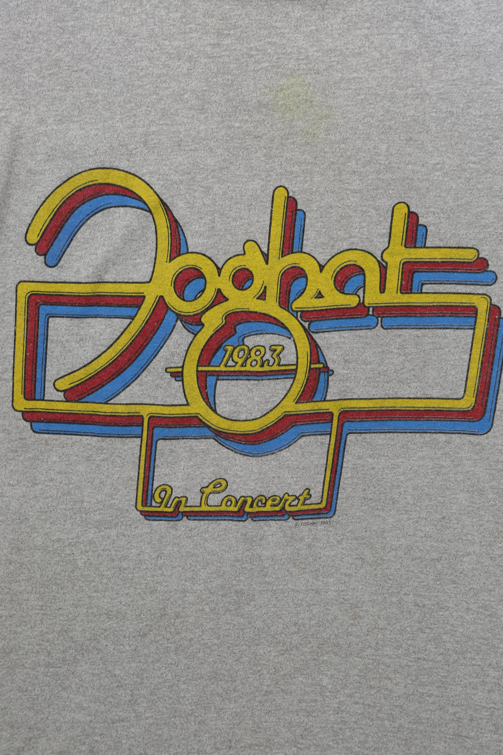 1983 Foghat Touring America T-shirt