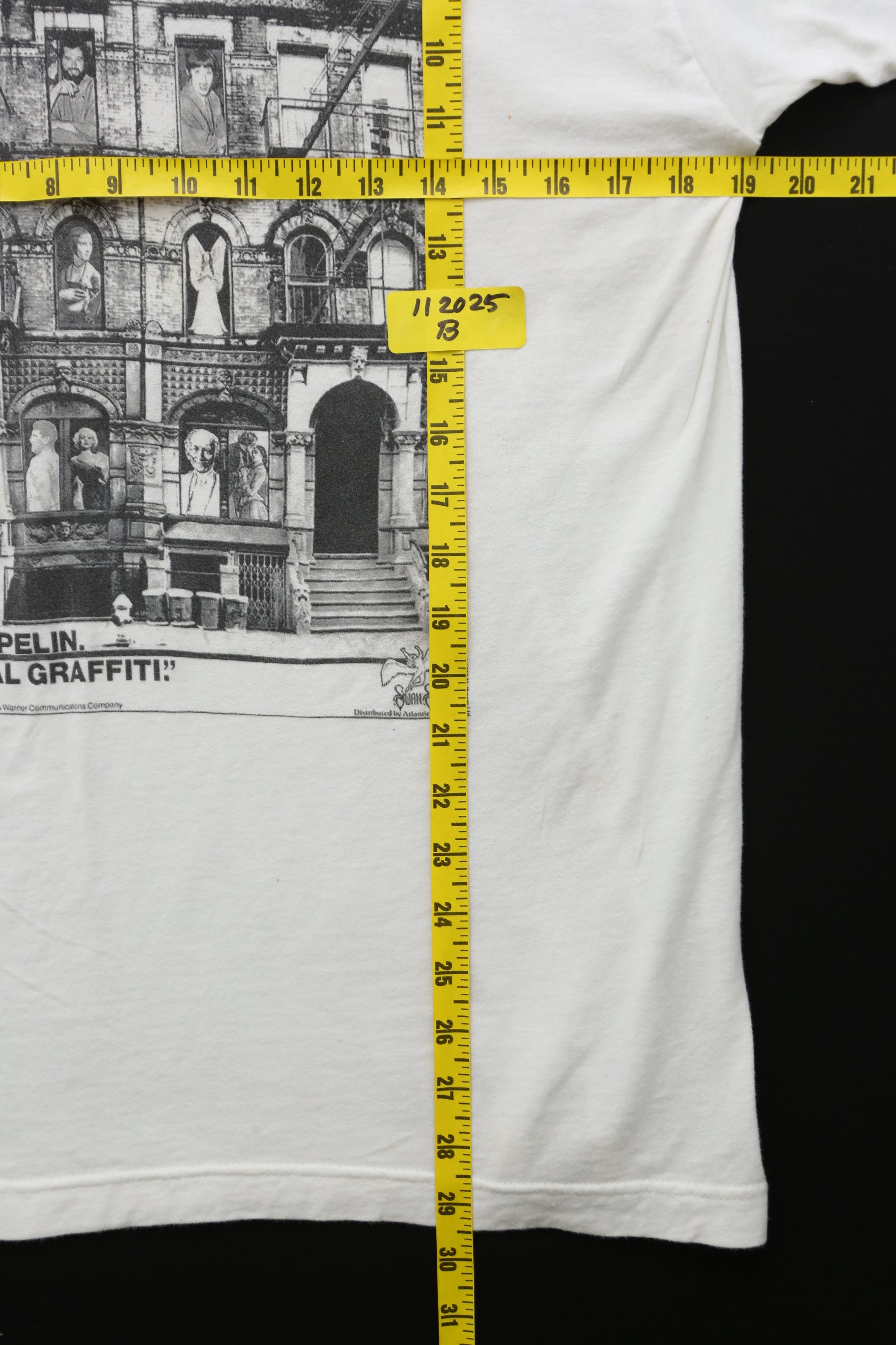 Y2K Led Zeppelin Physical Graffiti T shirt