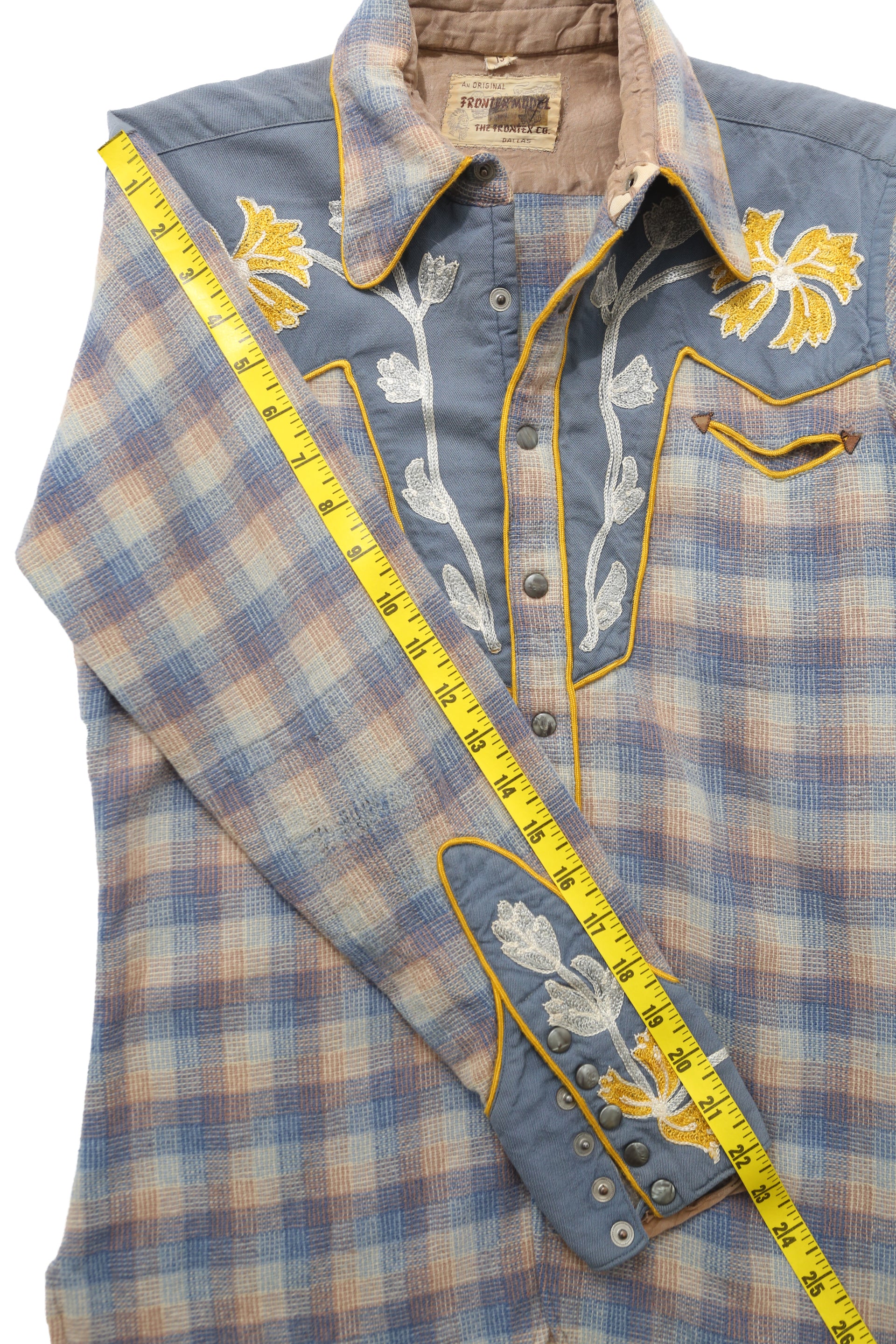 1970's H-Bar C California Ranchwear Western Pearl Snap Shirt