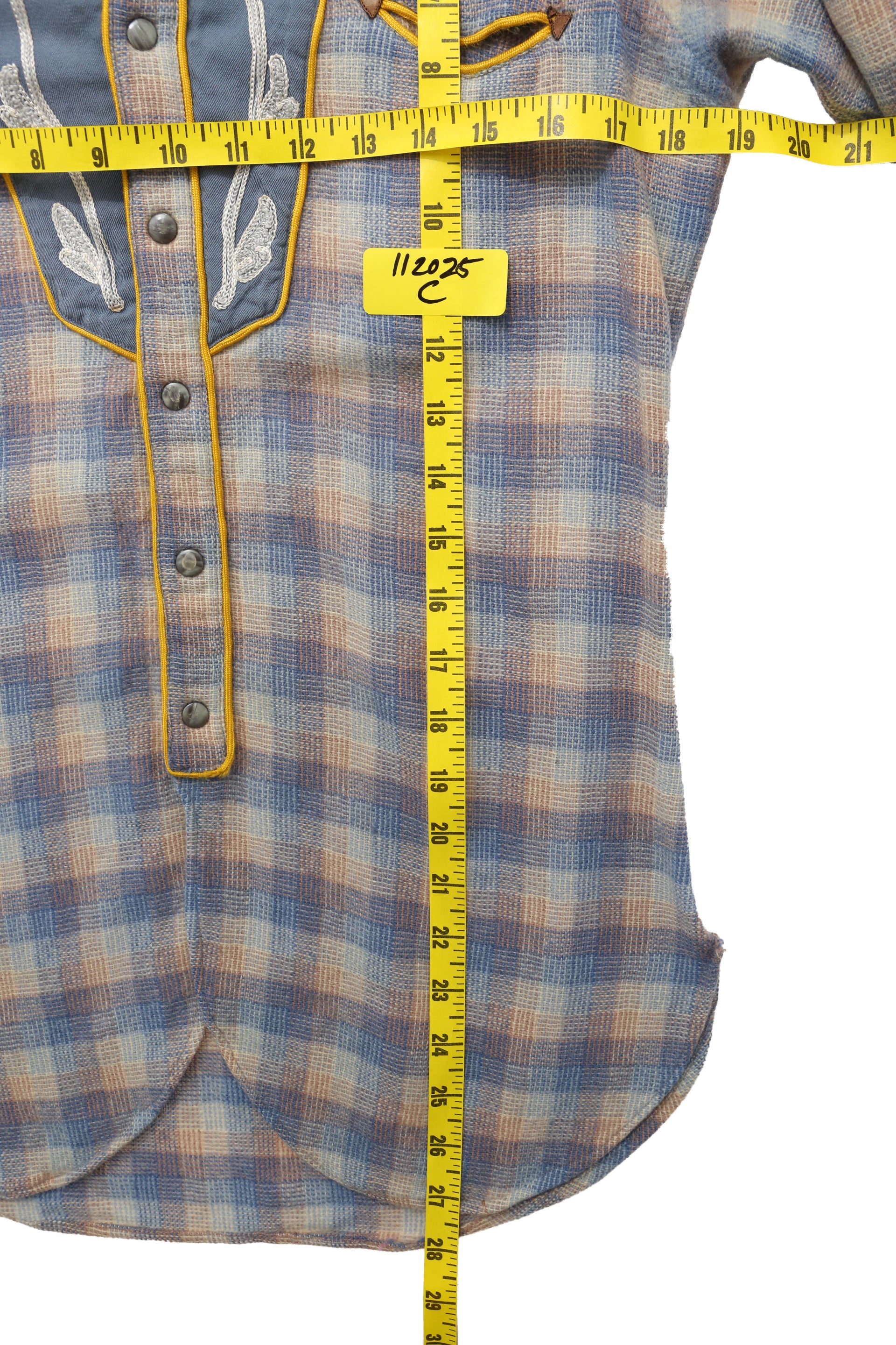 1970's H-Bar C California Ranchwear Western Pearl Snap Shirt