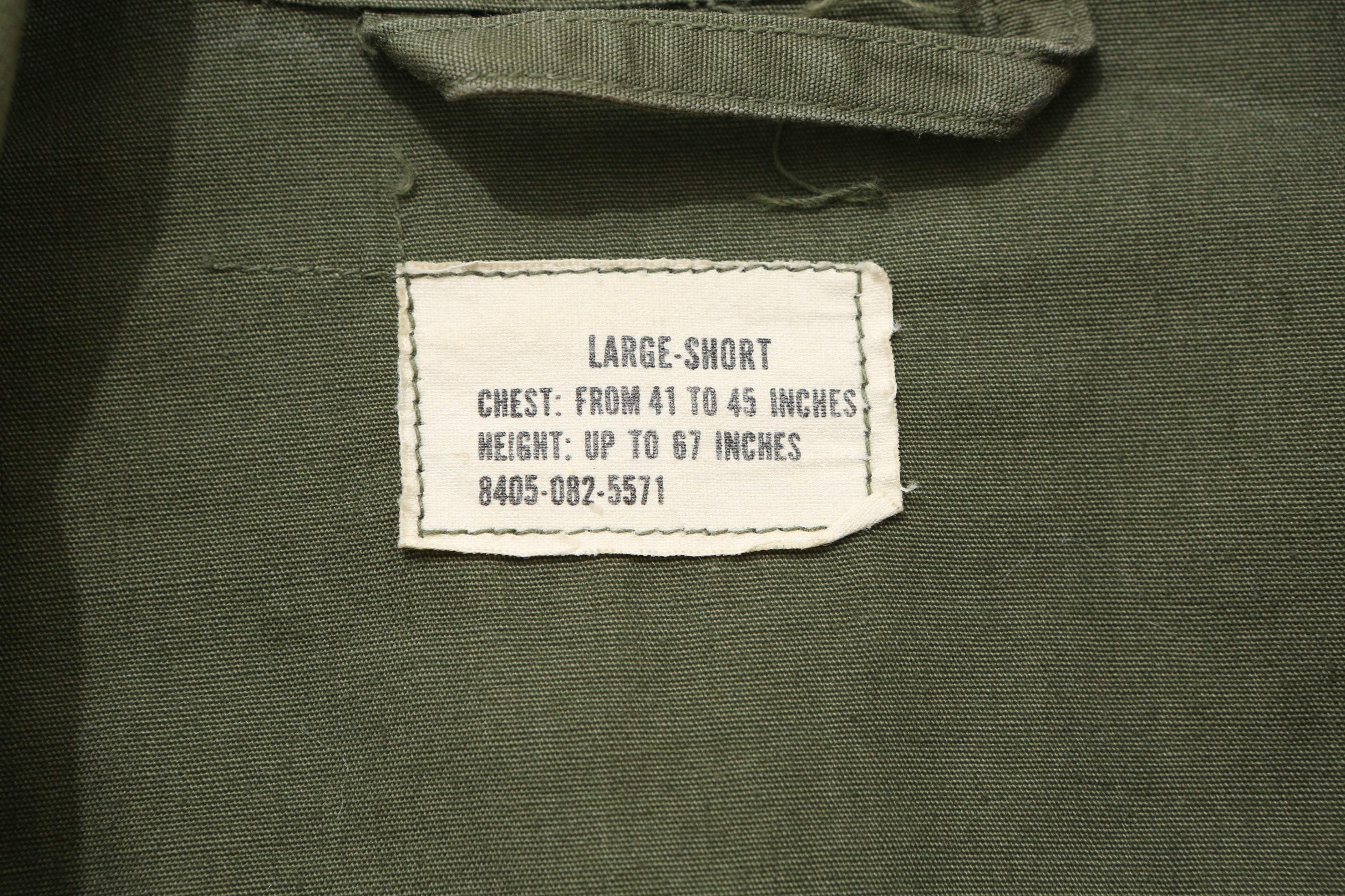 1982 Army Olive Green Vietnam War Era Jacket