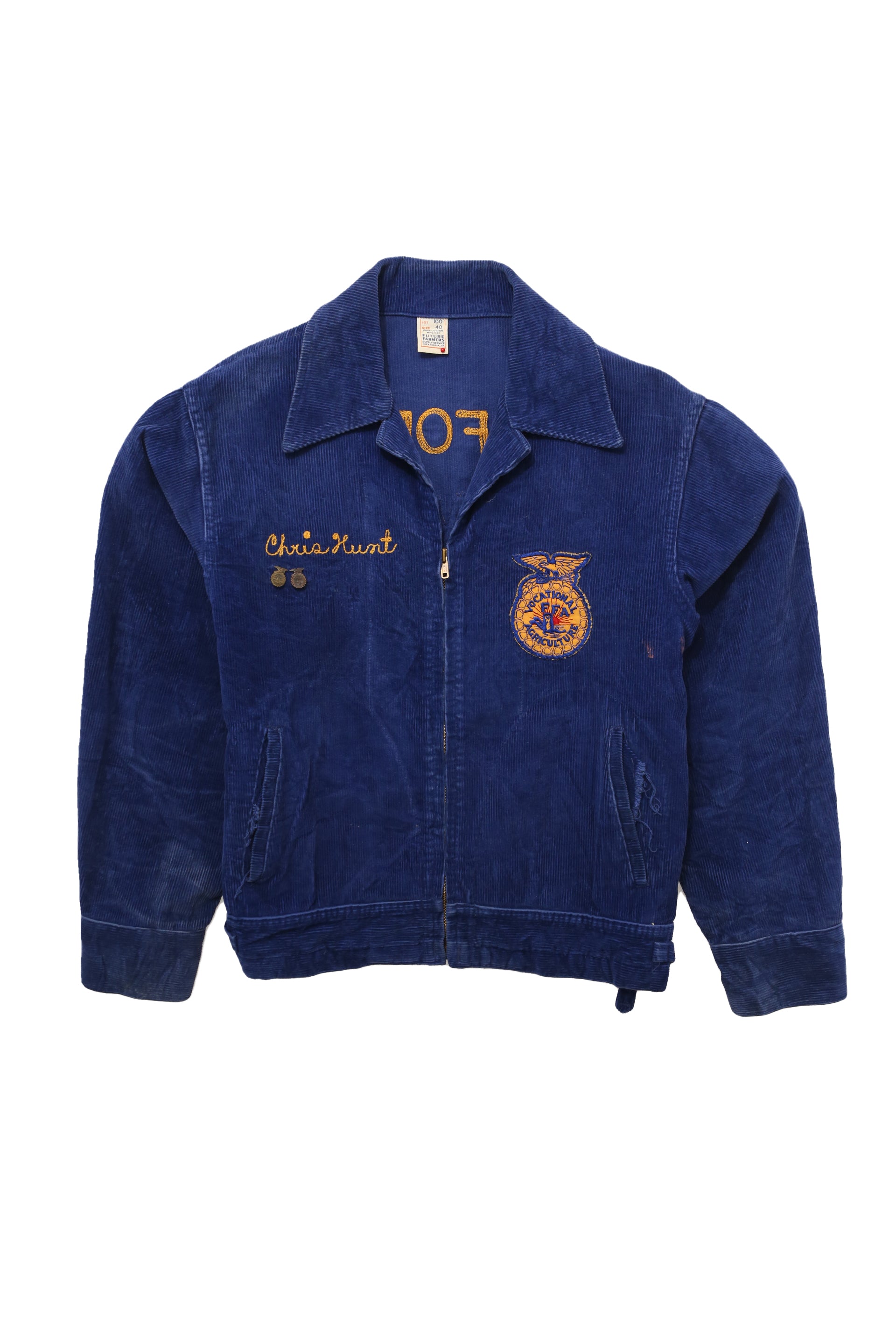 National FFA Organization Blue Corduroy Jacket