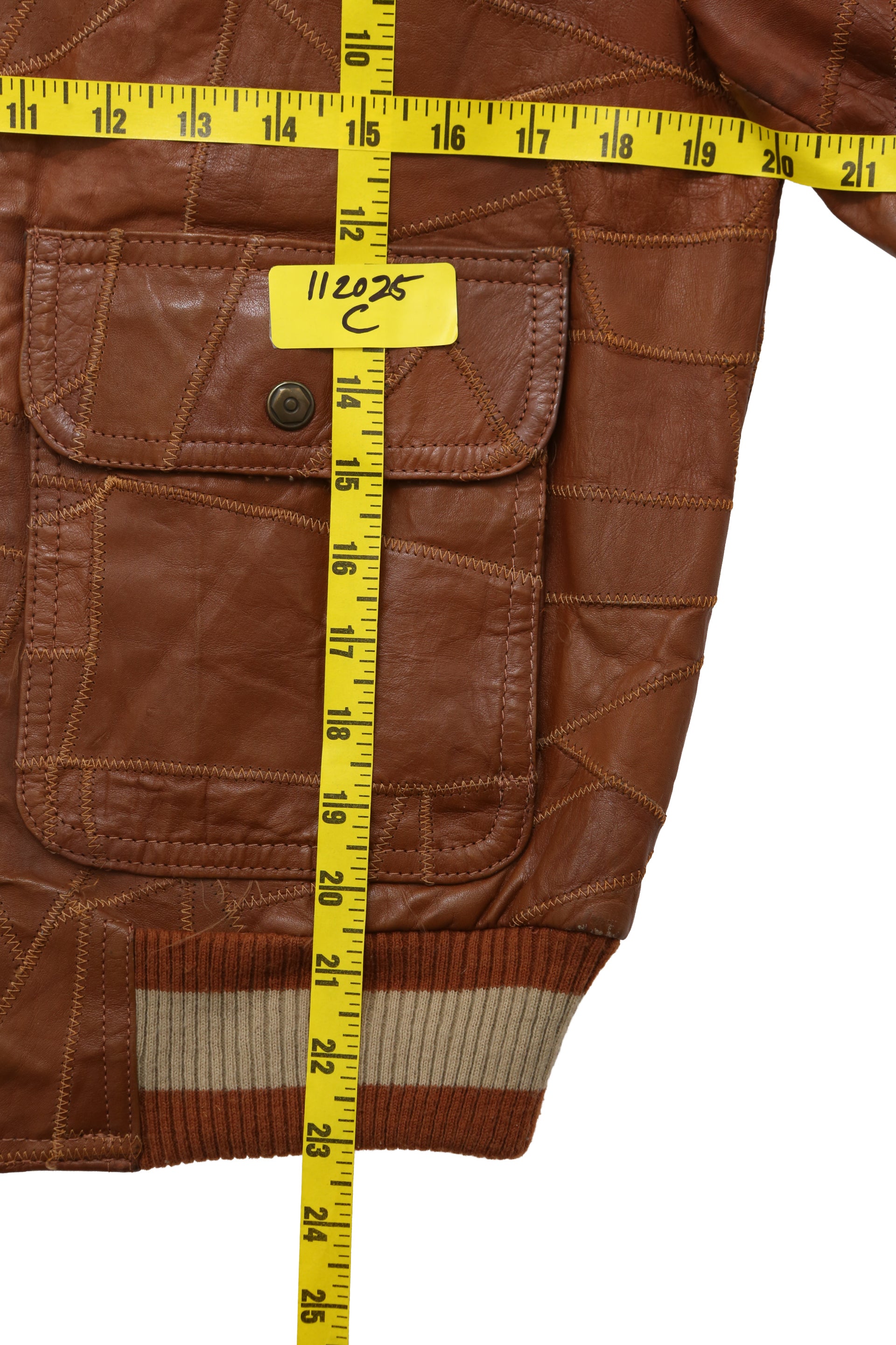 1980s Casablanca Patchwork Leather Bomber Jacket
