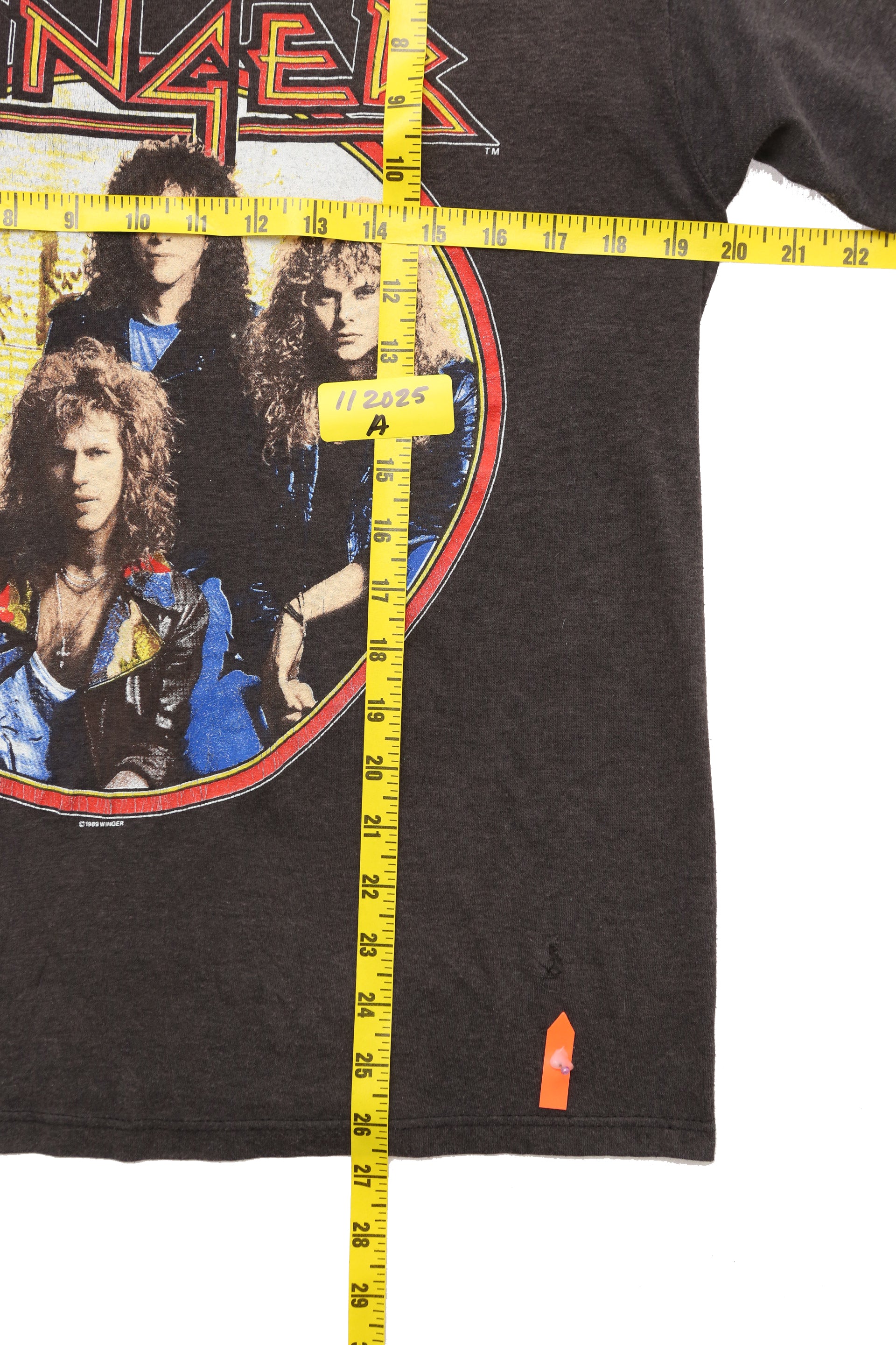 1989 Vintage Winger "Headed for a Heartbreak" t shirt