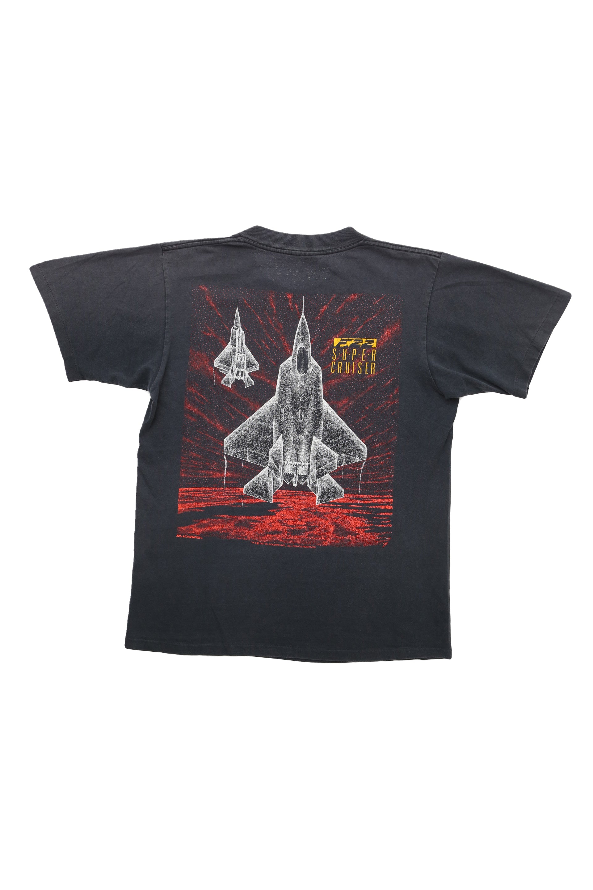 Vintage F-22 Super Cruiser Fighter Jet T-Shirt