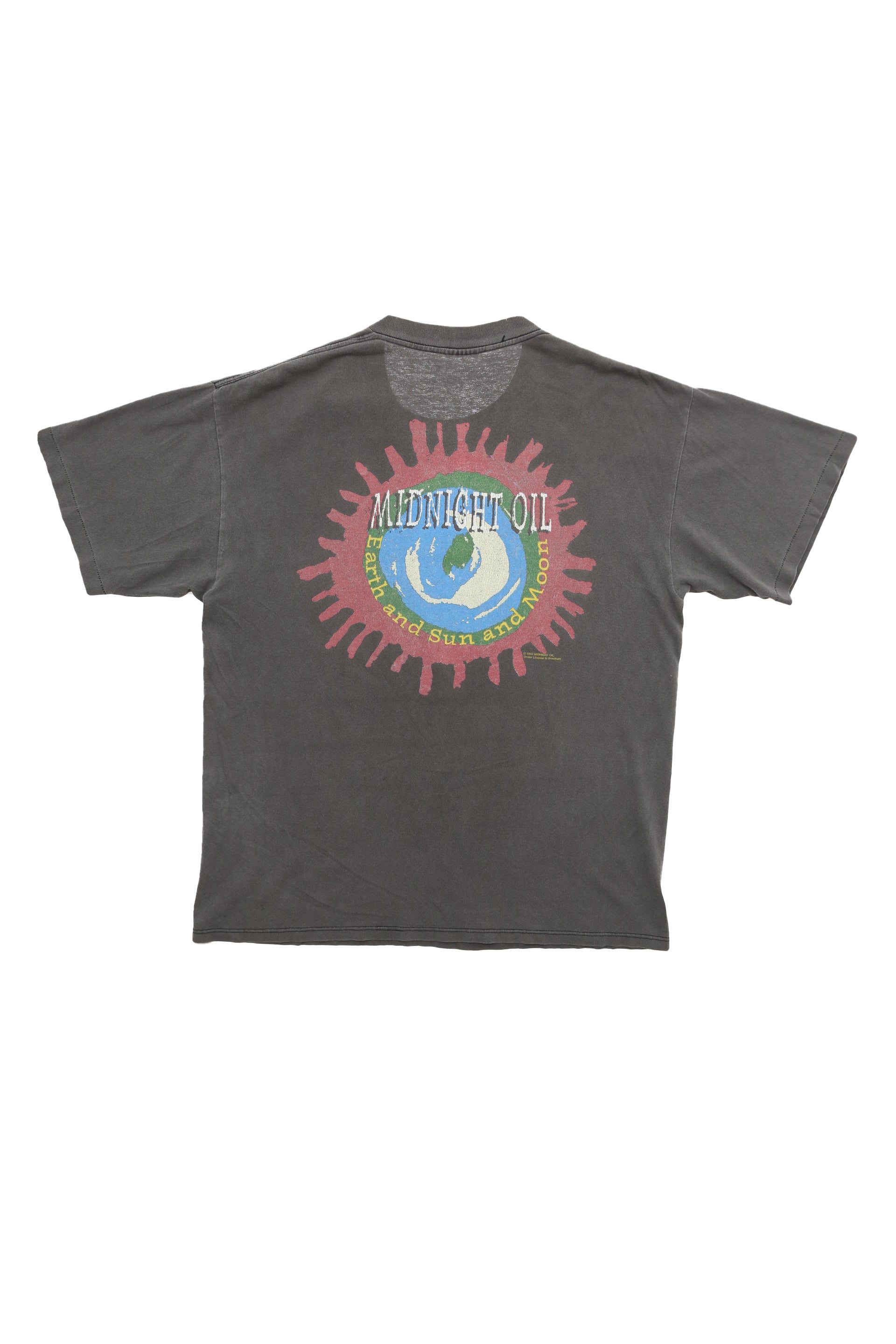 1993 Vintage Midnight Oil Album Cover T-shirt