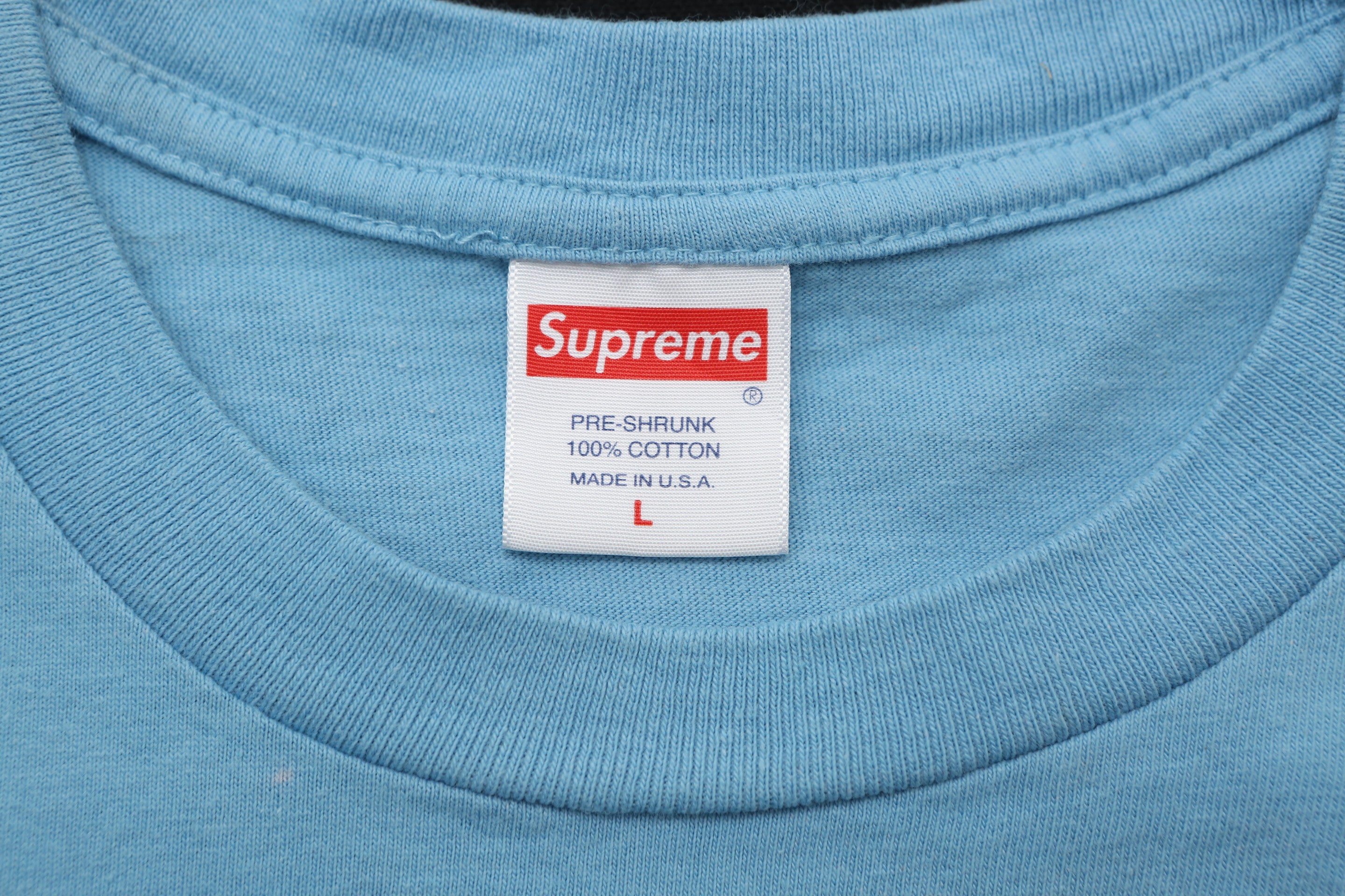Supreme Tupac Hologram Blue T-shirt