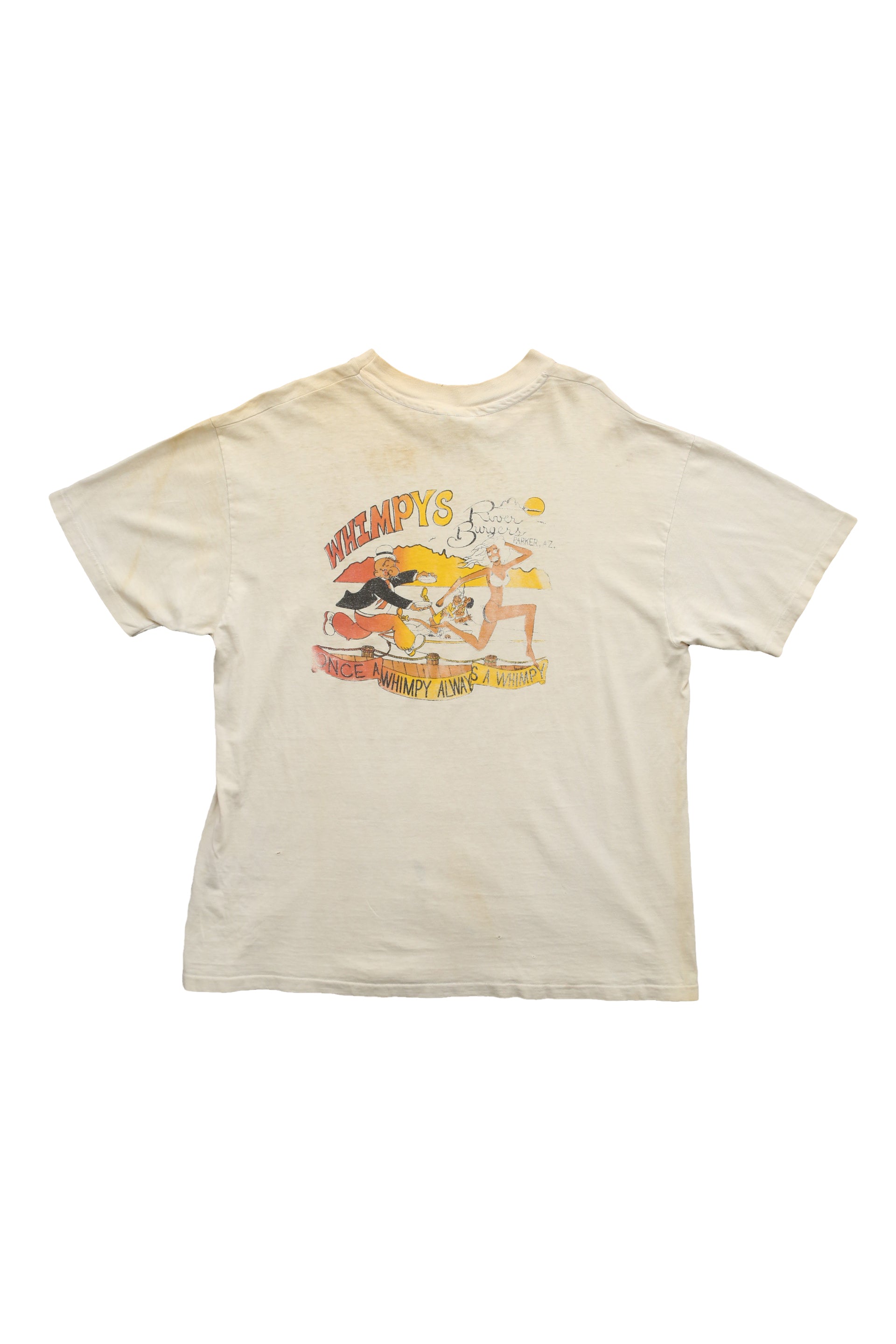 1980's Wimpys River Burger Promo T-shirt