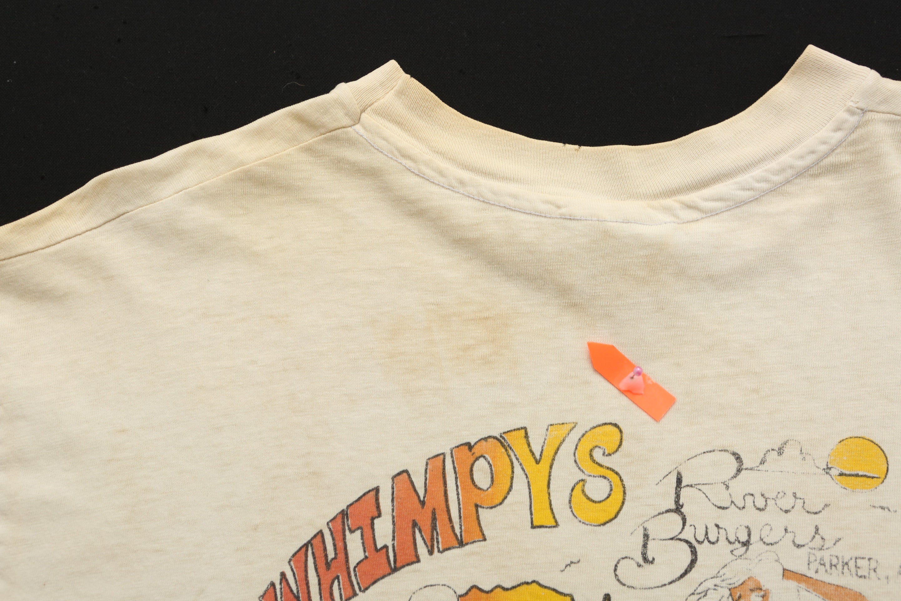 1980's Wimpys River Burger Promo T-shirt