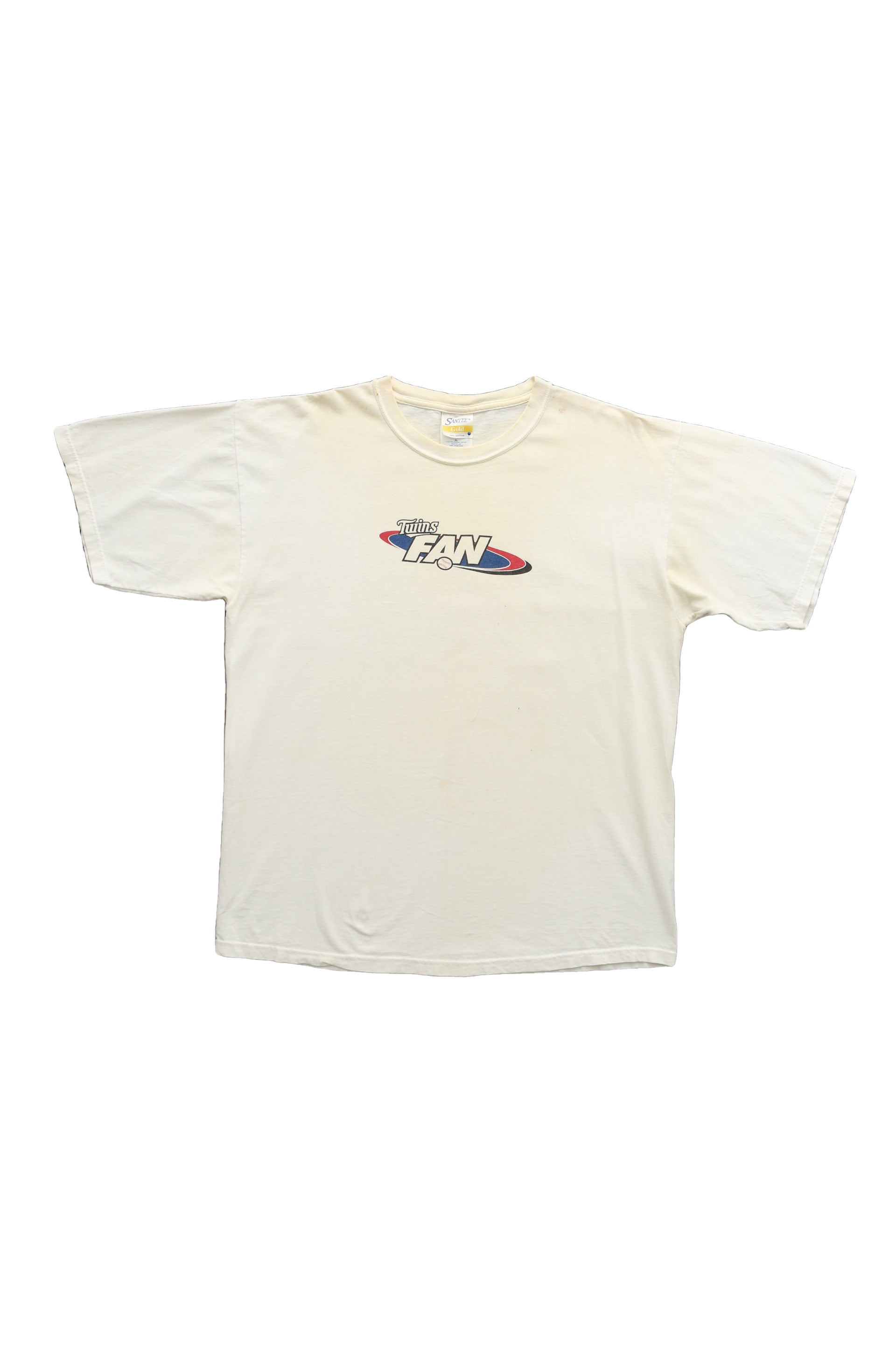 1990's Vintage Minnesota Twins Signed T-shirt by Bert Blyleven & Rick Aguilera