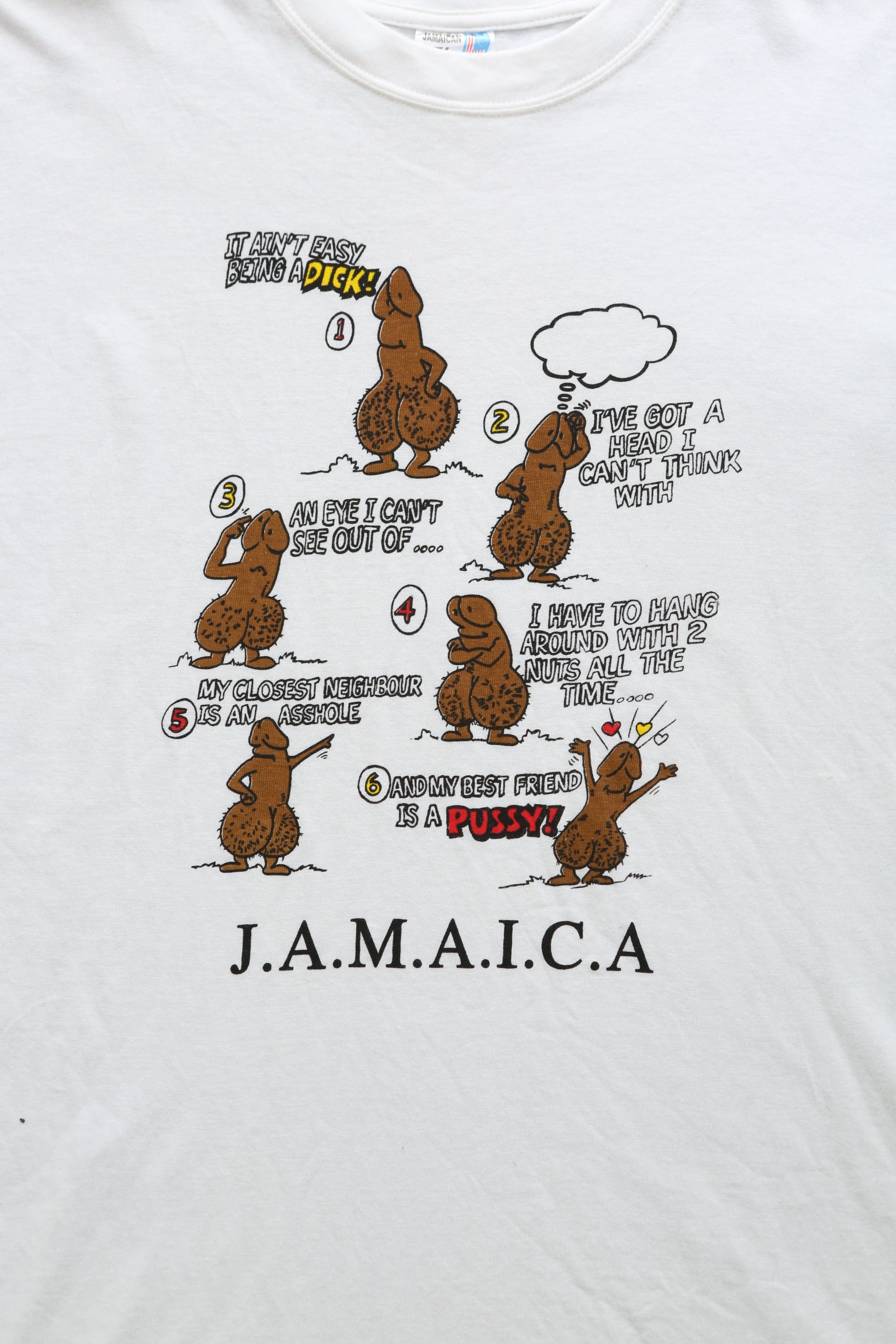 1990's Jamaica Acronym graphic T-shirt
