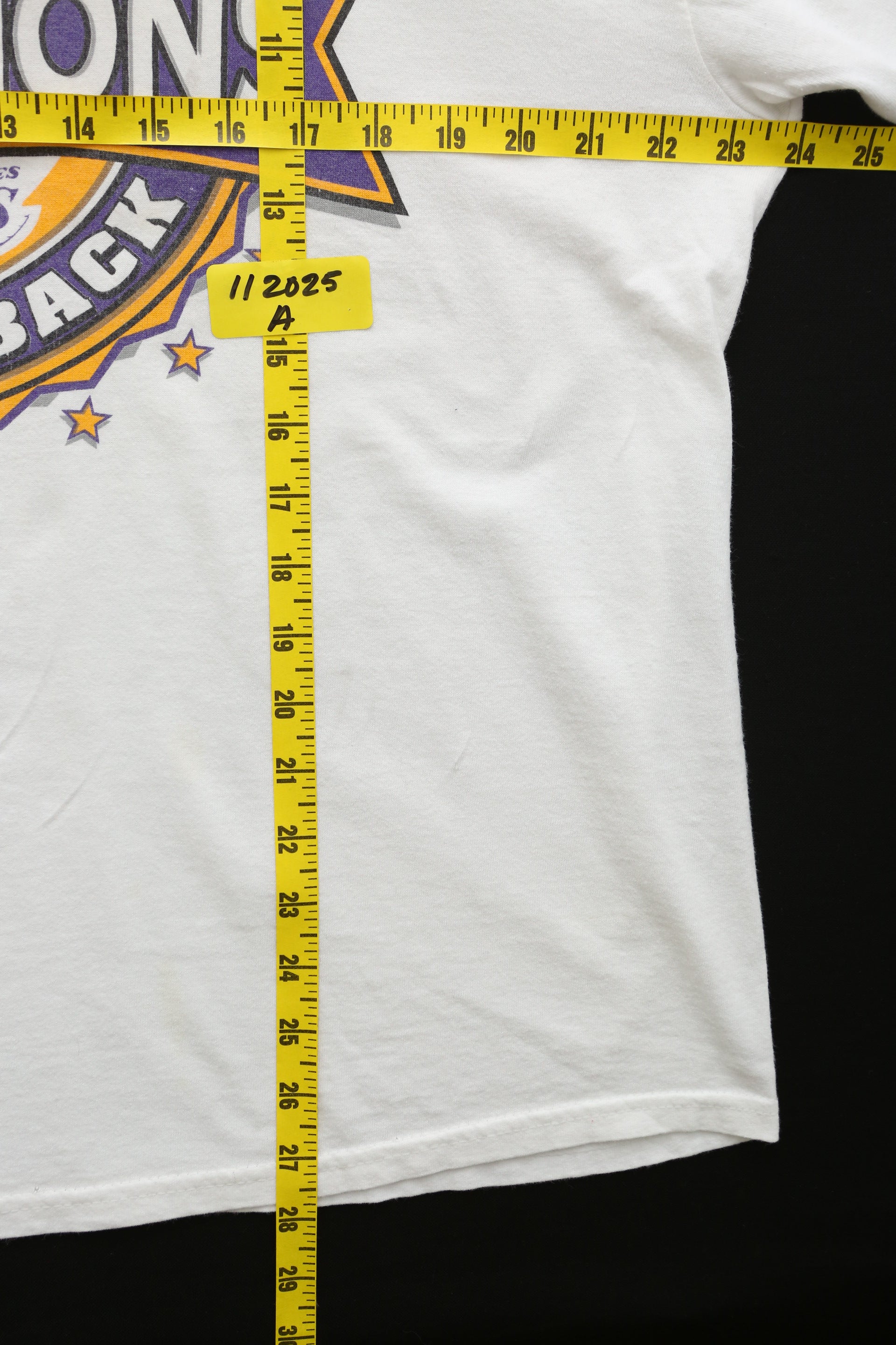 Y2K 2001 Los Angeles Lakers Back to Back Champions T-Shirt