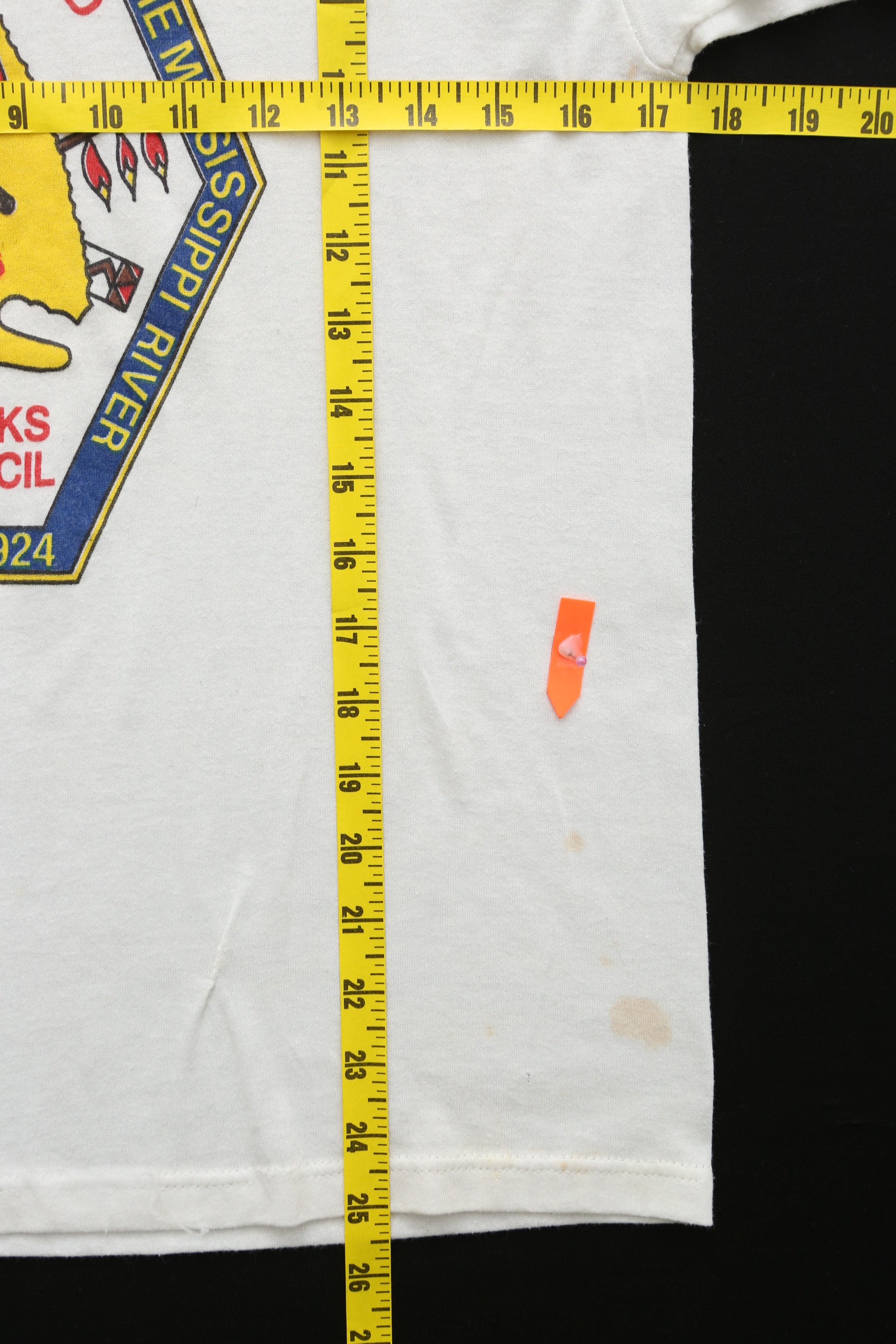 1986 Boy Scouts of America Camp Arrowhead Ringer T-shirt