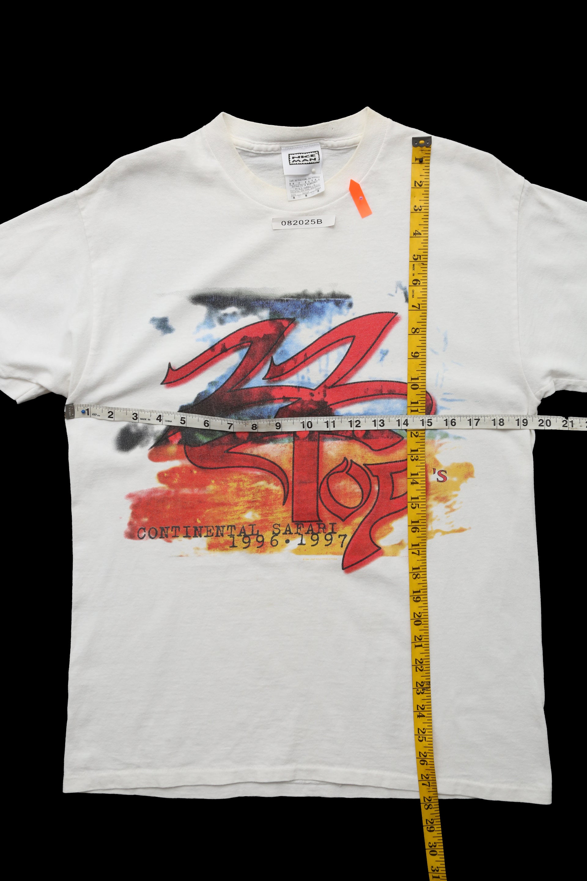 1996 Vintage ZZ Top Concert Tour tee