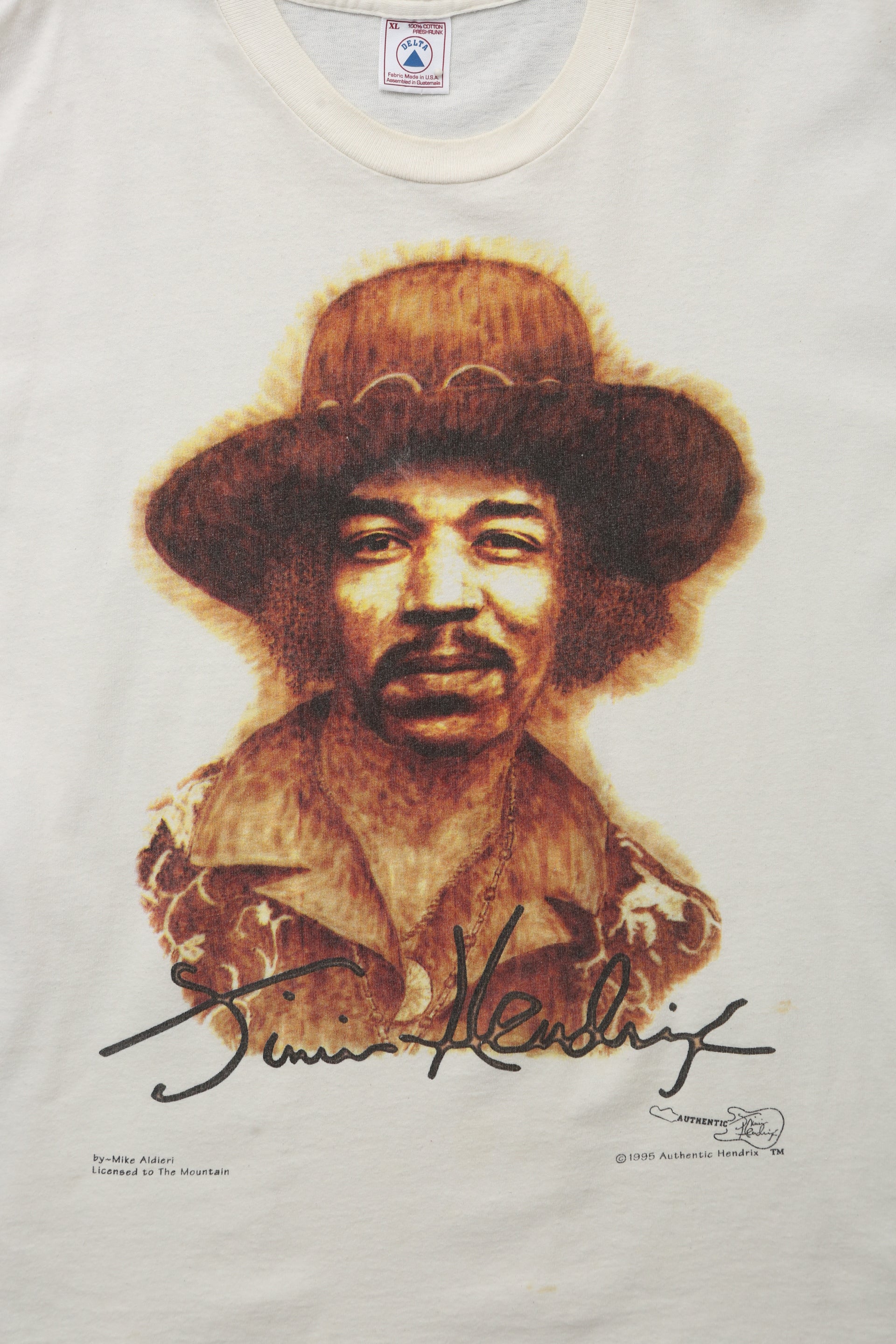 1995 Jimmi Hendrix Portrait T-shirt