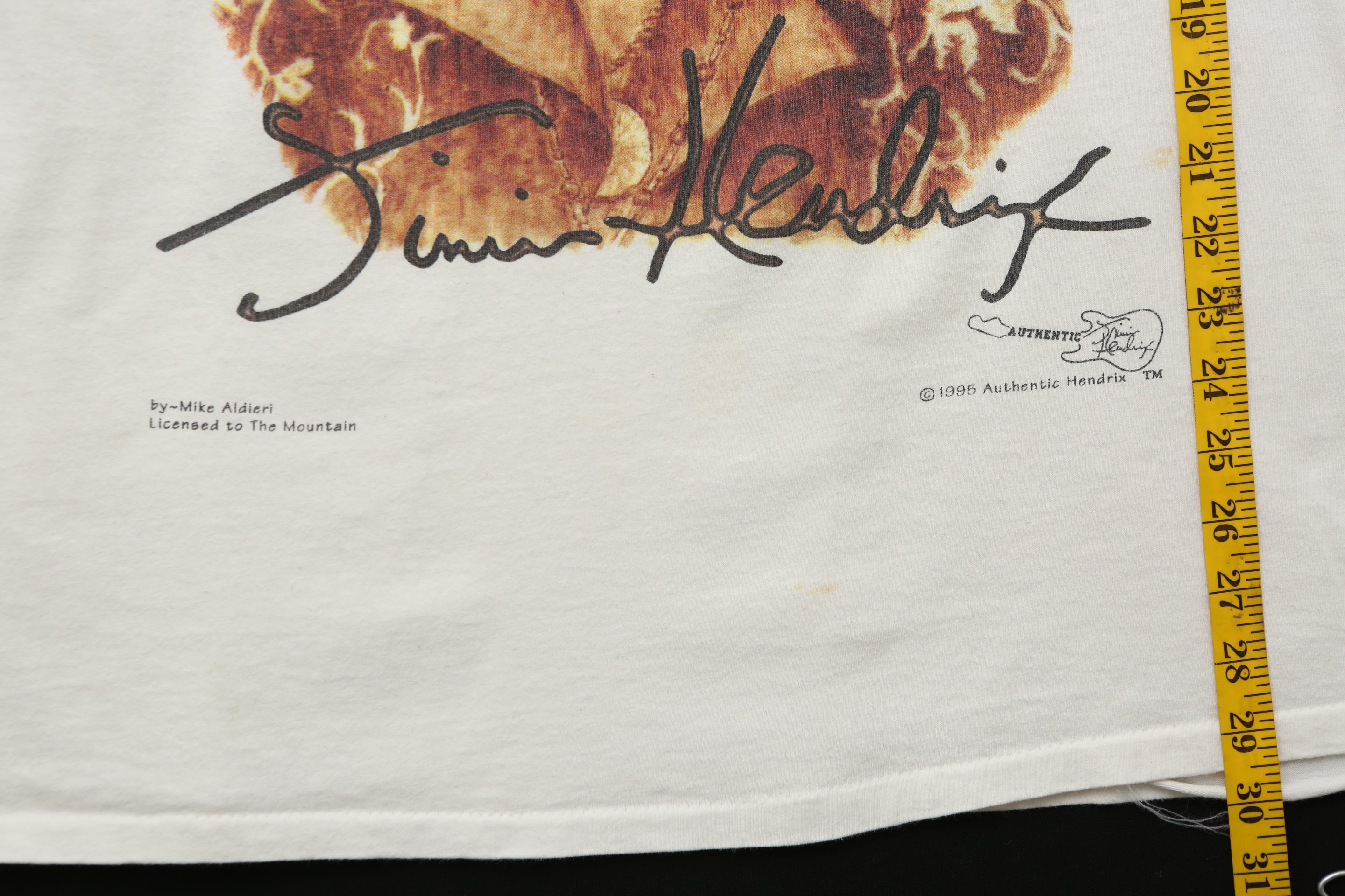 1995 Jimmi Hendrix Portrait T-shirt