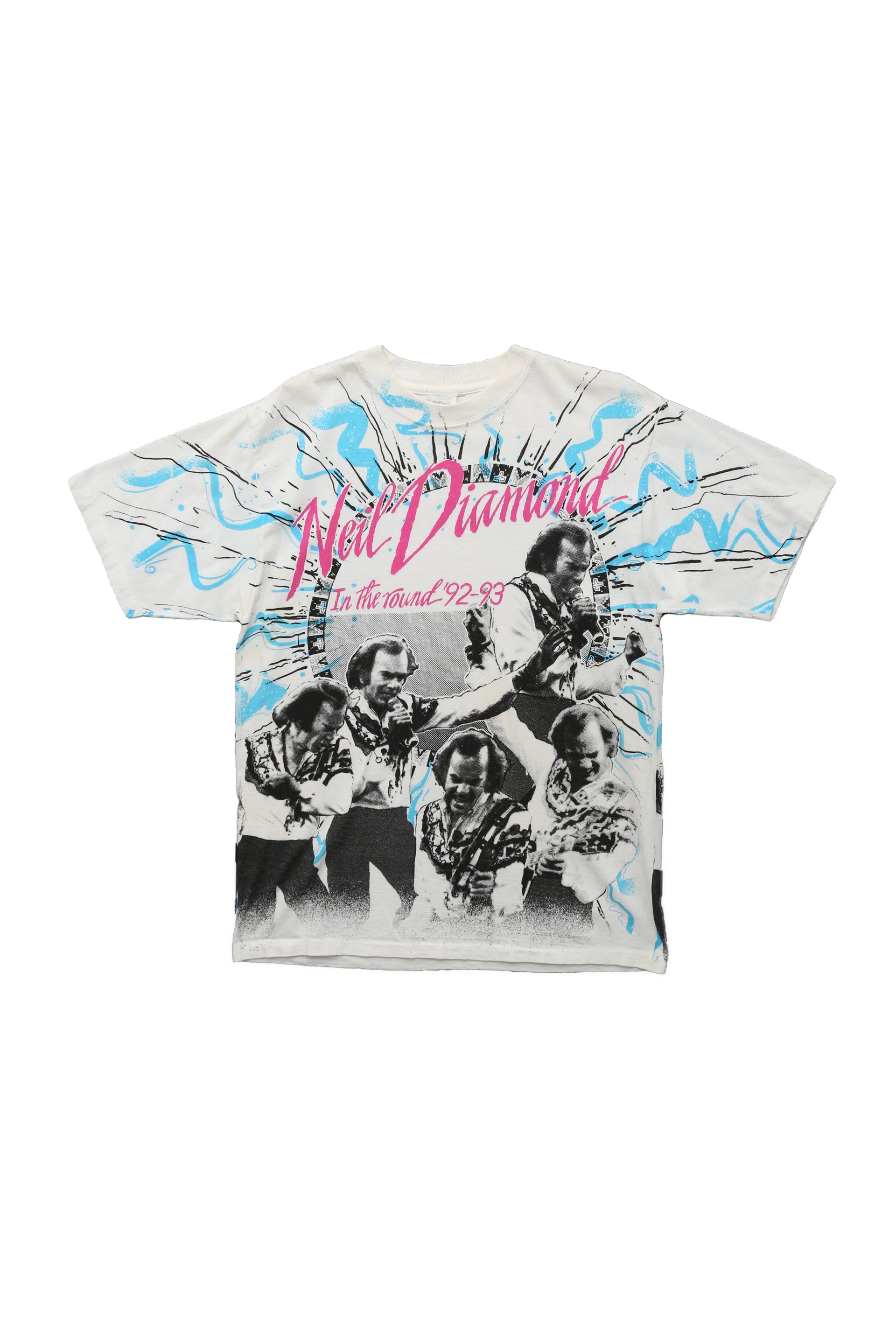 1992 Vintage Neil Diamond In the Round concert tee