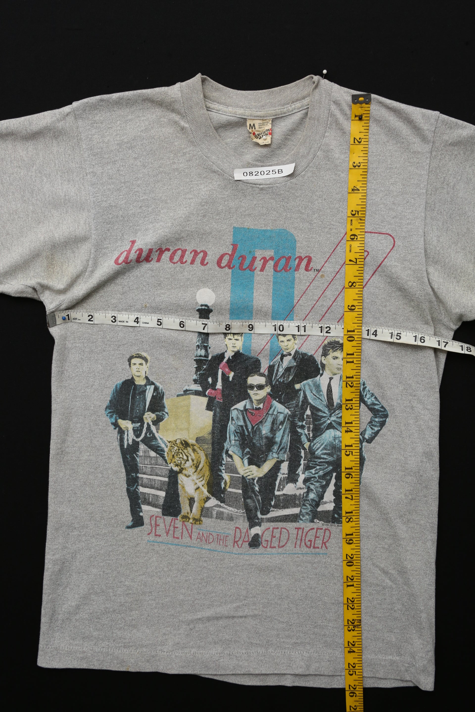 1984 Duran Duran "Seven and the Ragged Tiger" concert t-shirt