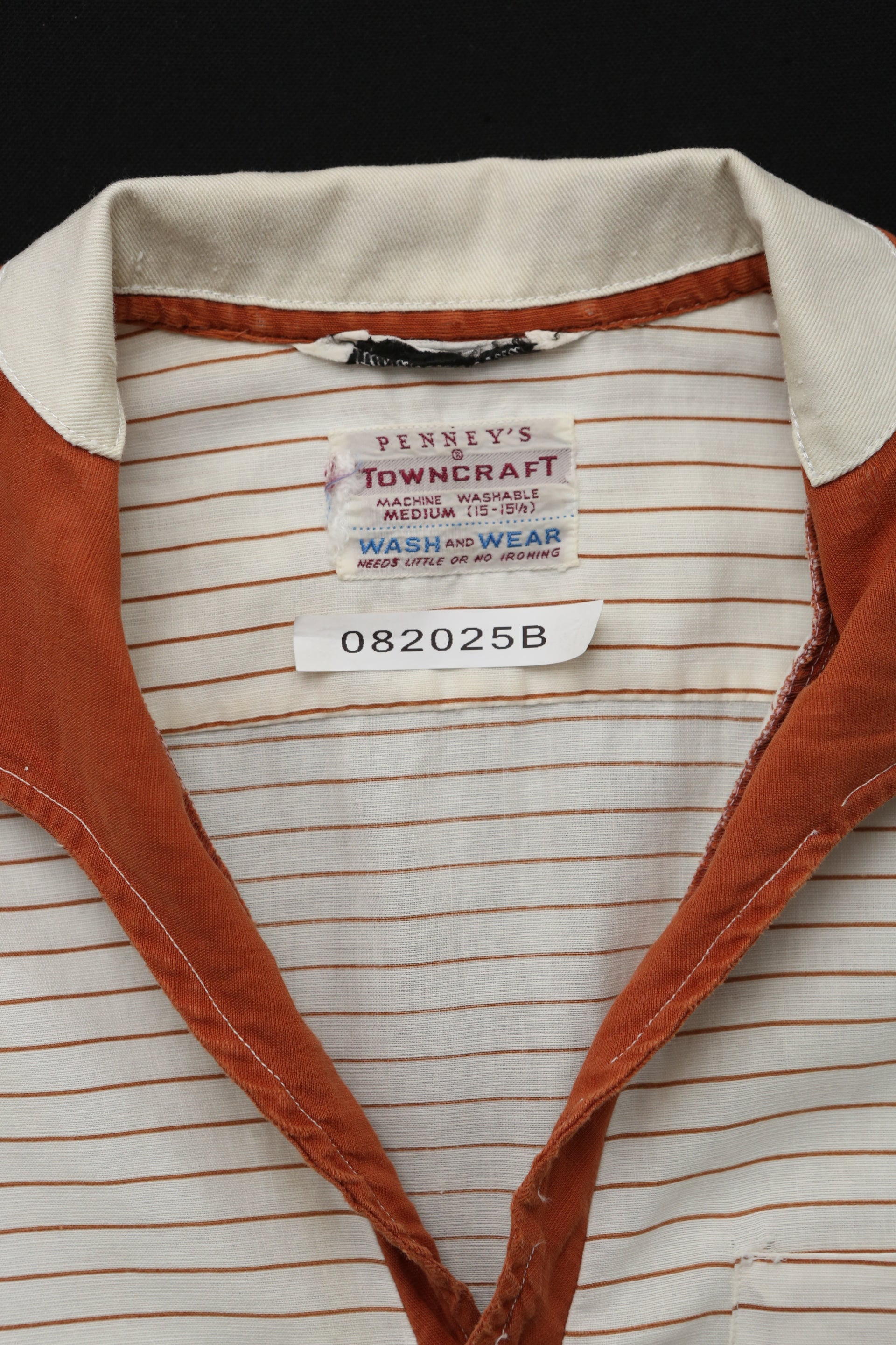 1960's JCPenny Towncraft Striped Knit Polo Shirt