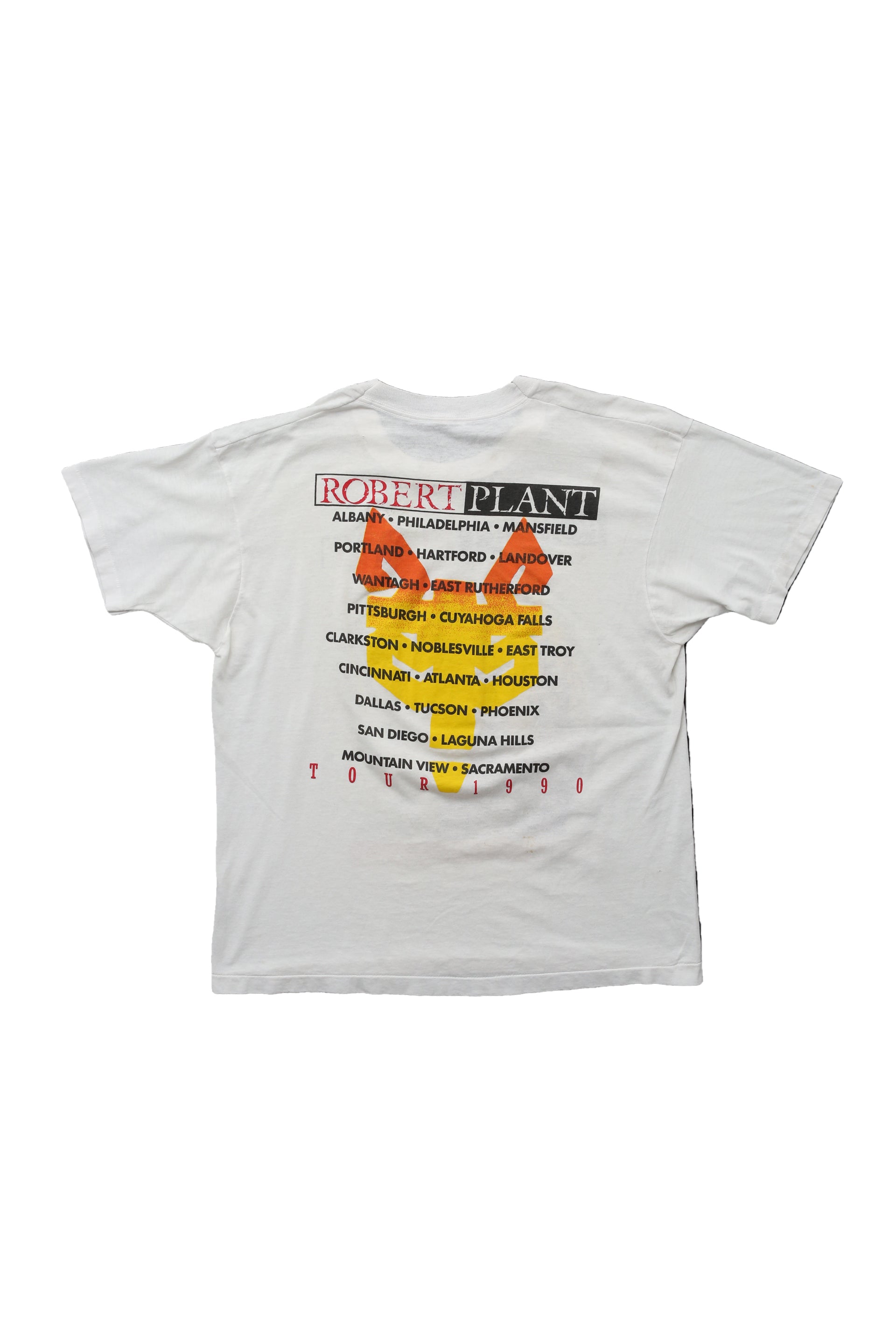 1990 Vintage Robert Plant "Manic Nirvana Tour" Concert tee
